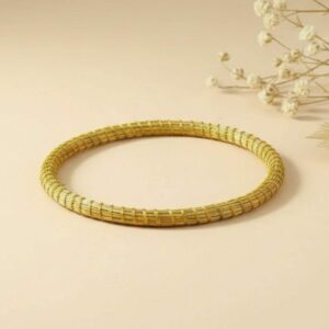 joyas artesanales y sostenibles - PULSERA Oro vegetal capim dourado