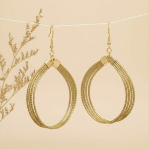 Oro vegetal Capim dourado pendientes
