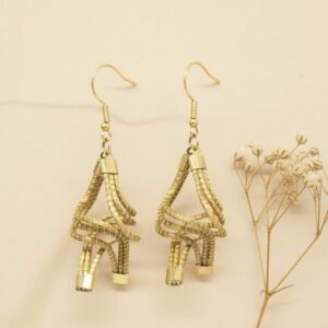 Oro vegetal Capim dourado pendientes