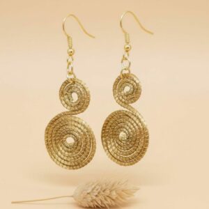 Oro vegetal Capim dourado pendientes