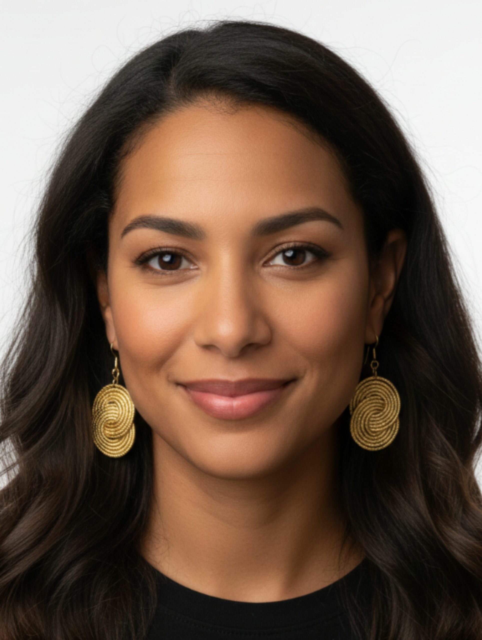 Pendientes de oro vegetal – PARIS – Biojoya Capim dourado – Joya sostenible natural hecha a mano – Ganchos – 6,5cmx2,5cm – SLOWECO