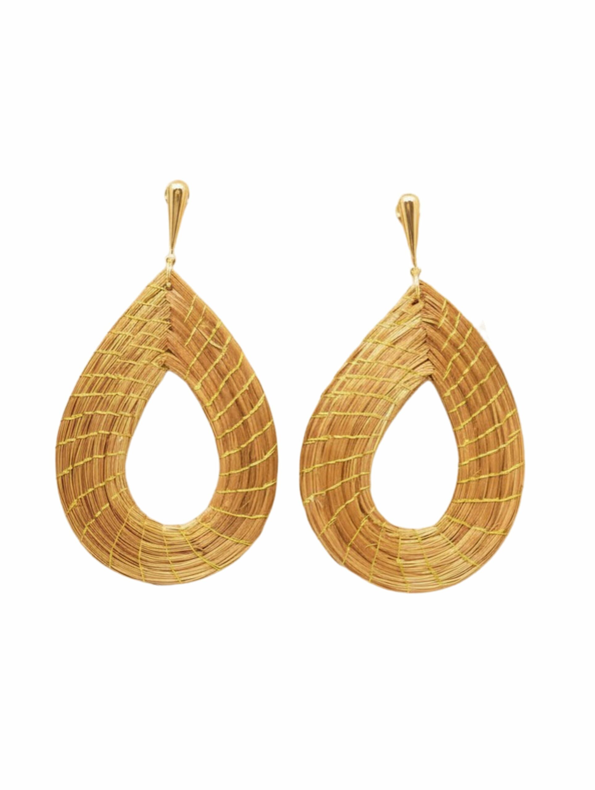 Oro vegetal Capim dourado pendientes