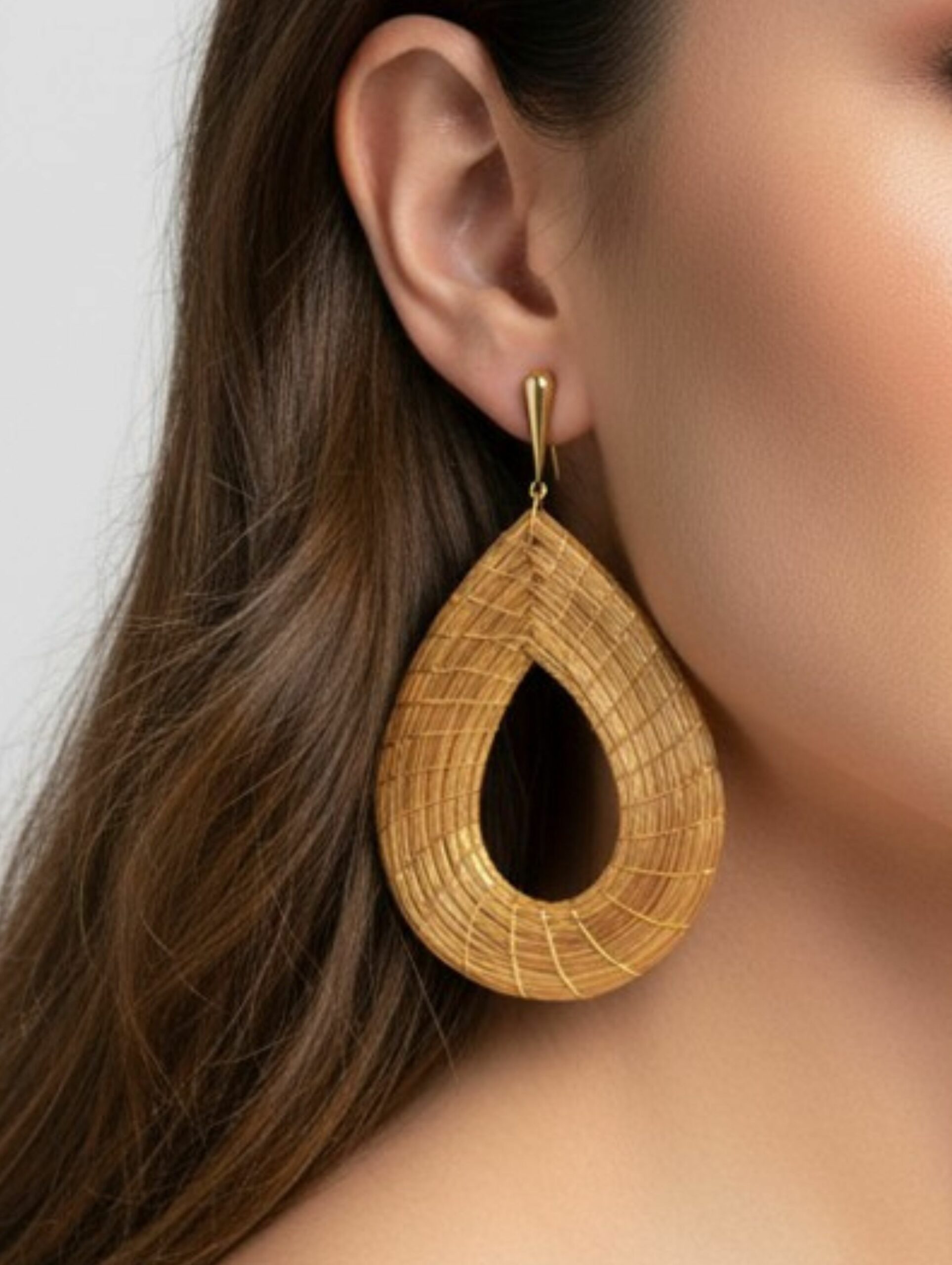 Oro vegetal Capim dourado pendientes