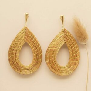 Oro vegetal Capim dourado pendientes