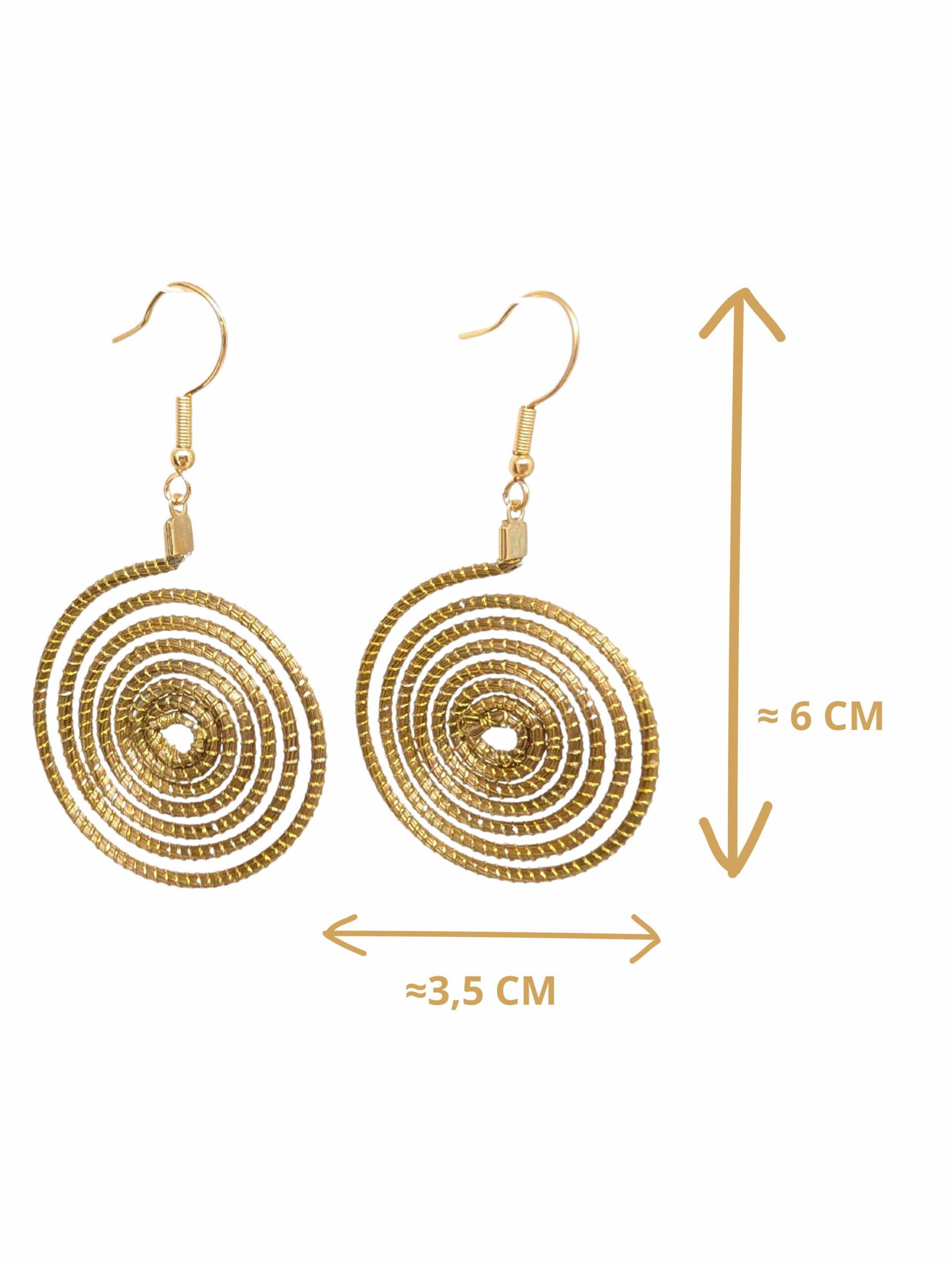 Oro vegetal Capim dourado pendientes