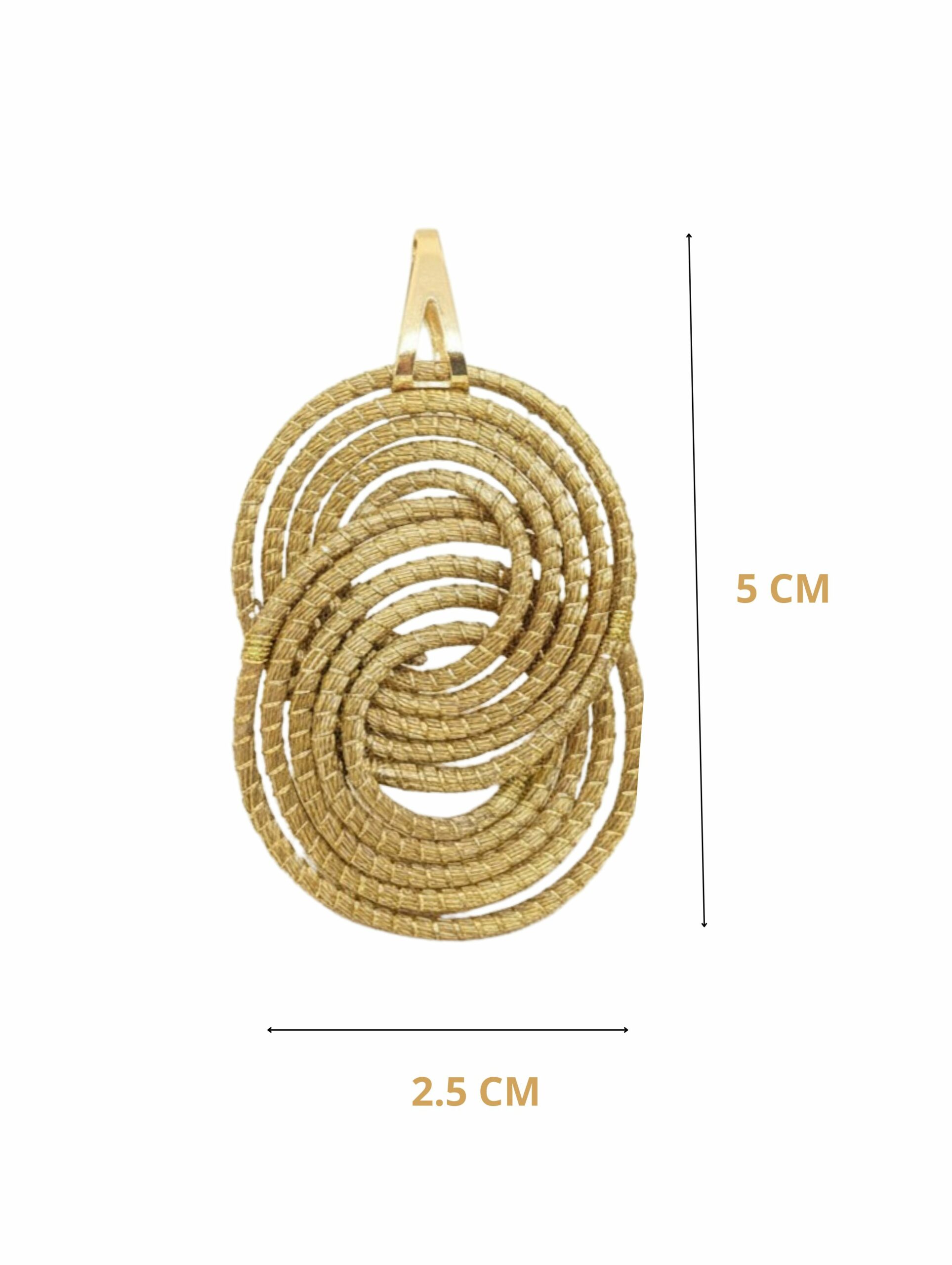 joyas artesanales y sostenibles - PULSERA Oro vegetal capim dourado
