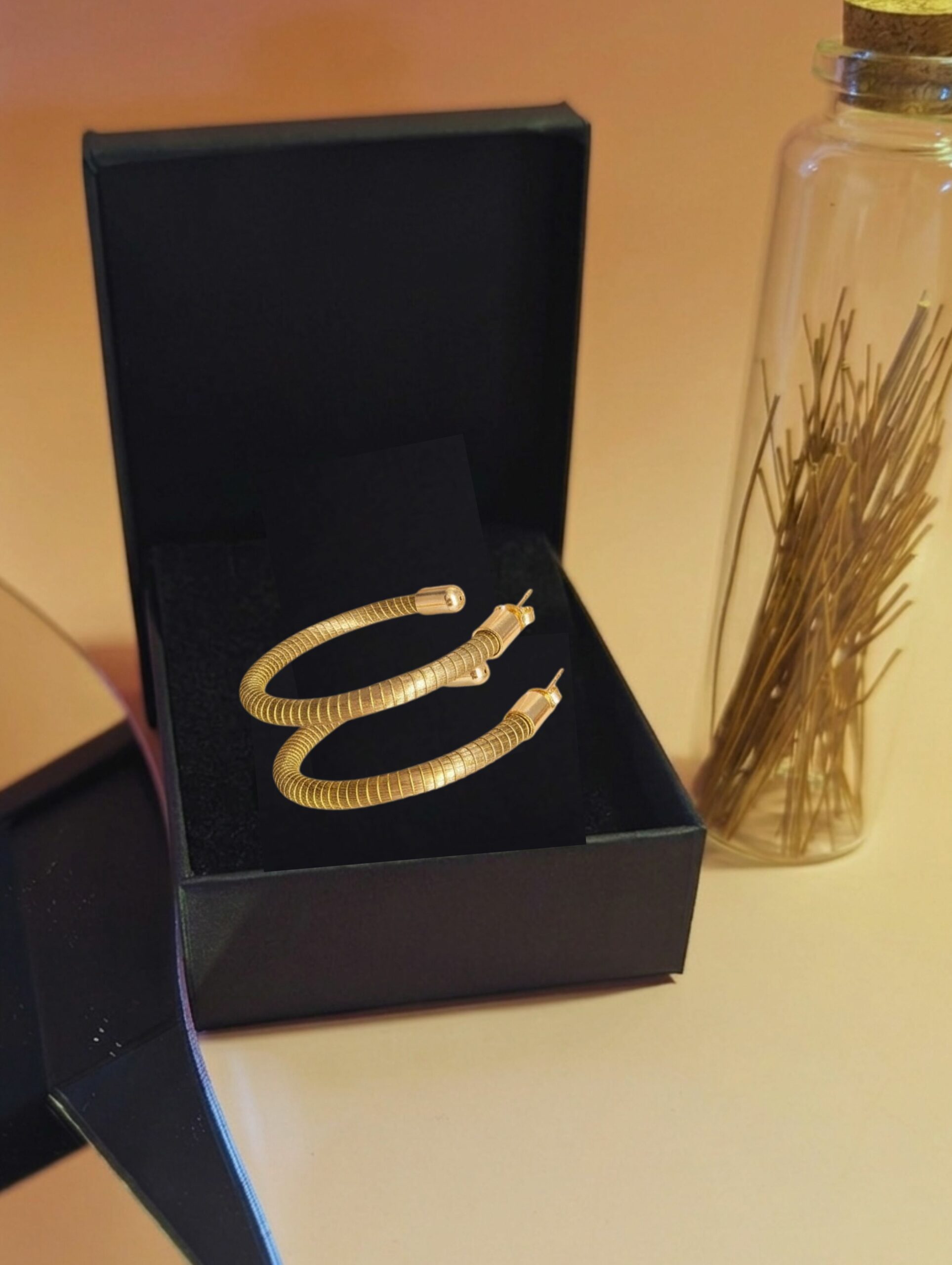 Oro vegetal Capim dourado pendientes