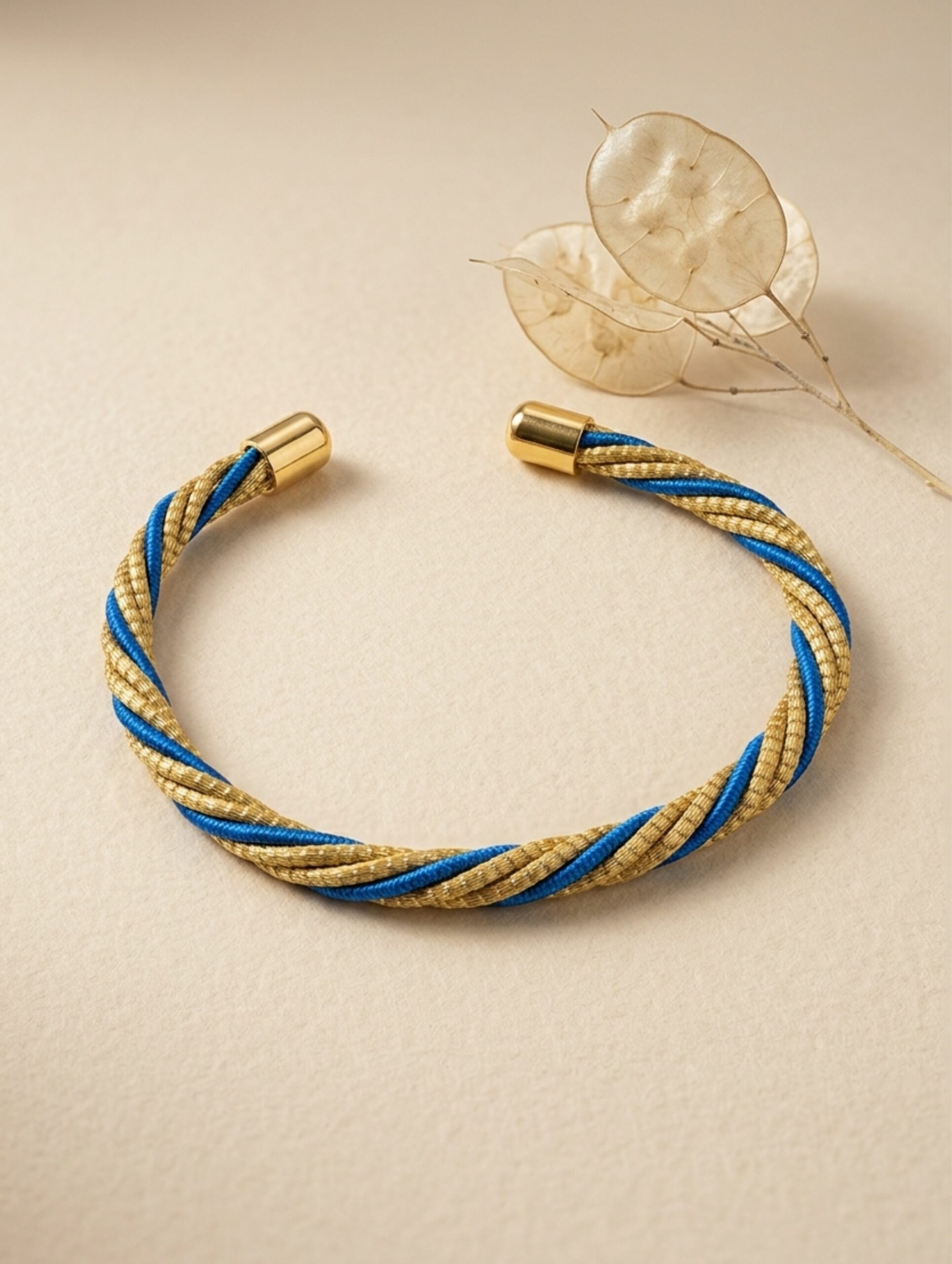joyas artesanales y sostenibles - PULSERA Oro vegetal capim dourado