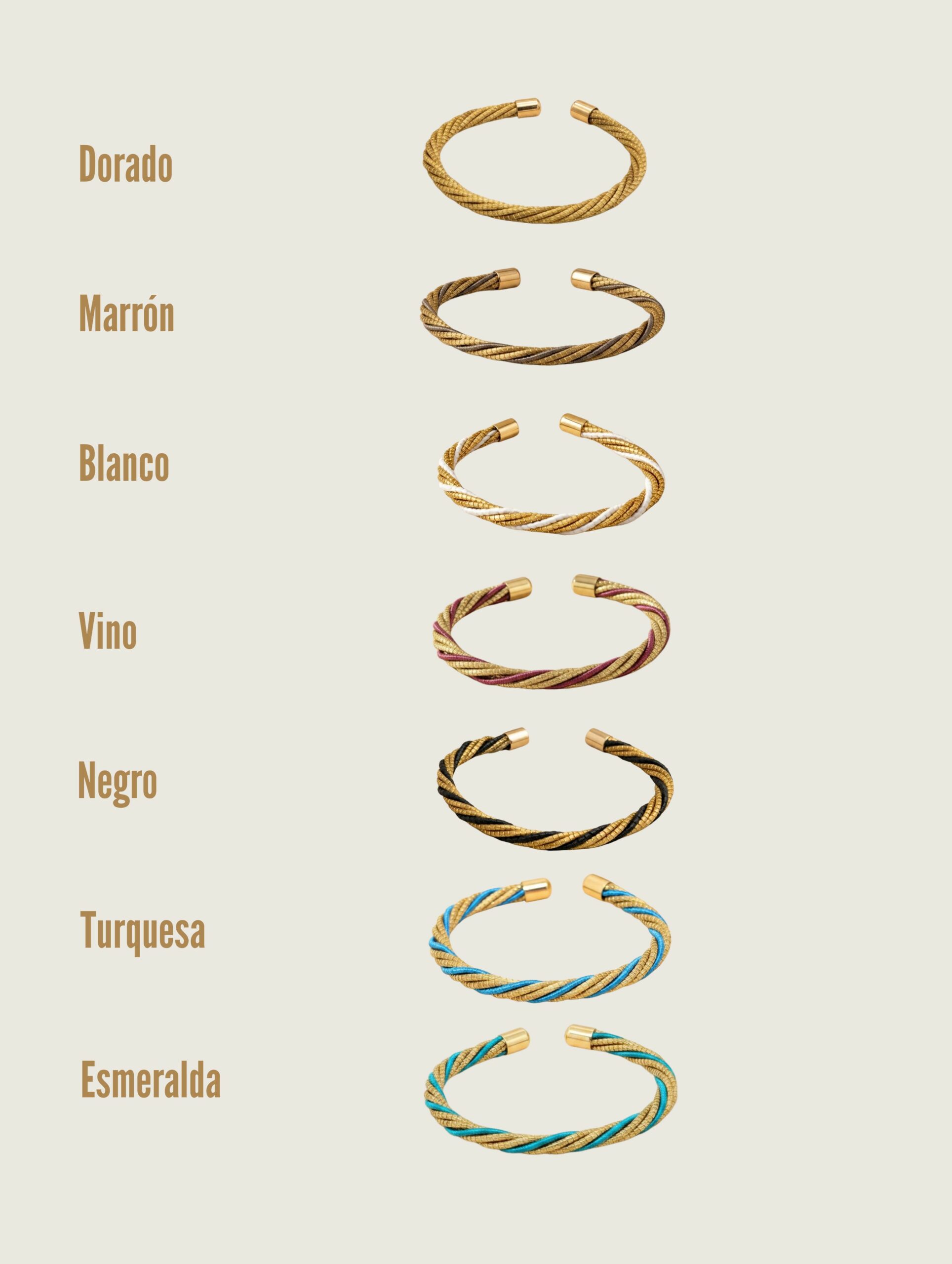 joyas artesanales y sostenibles - PULSERA Oro vegetal capim dourado