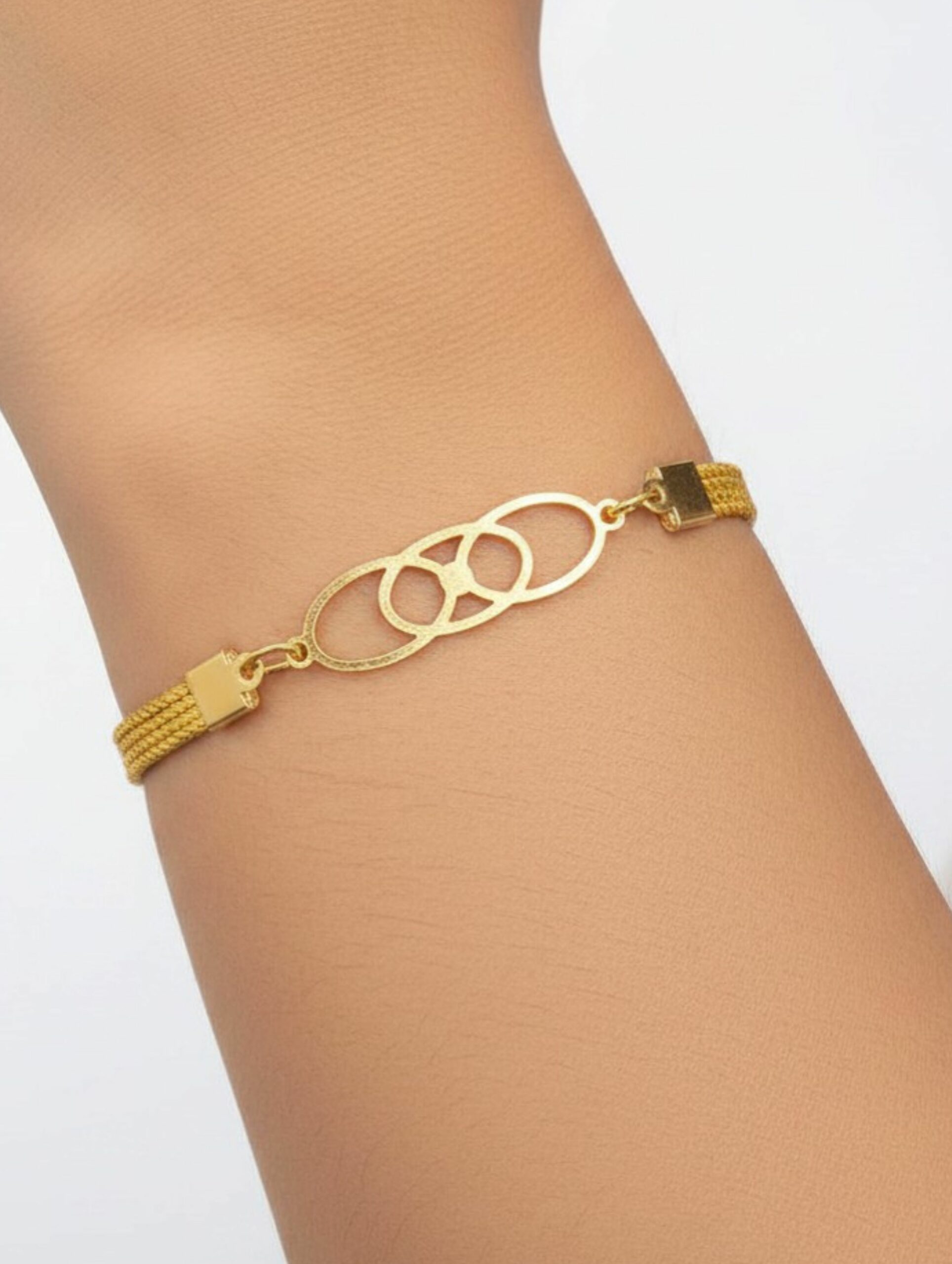 joyas artesanales y sostenibles - PULSERA Oro vegetal capim dourado