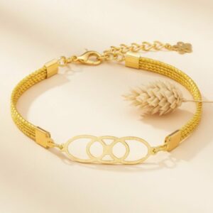 joyas artesanales y sostenibles - PULSERA Oro vegetal capim dourado