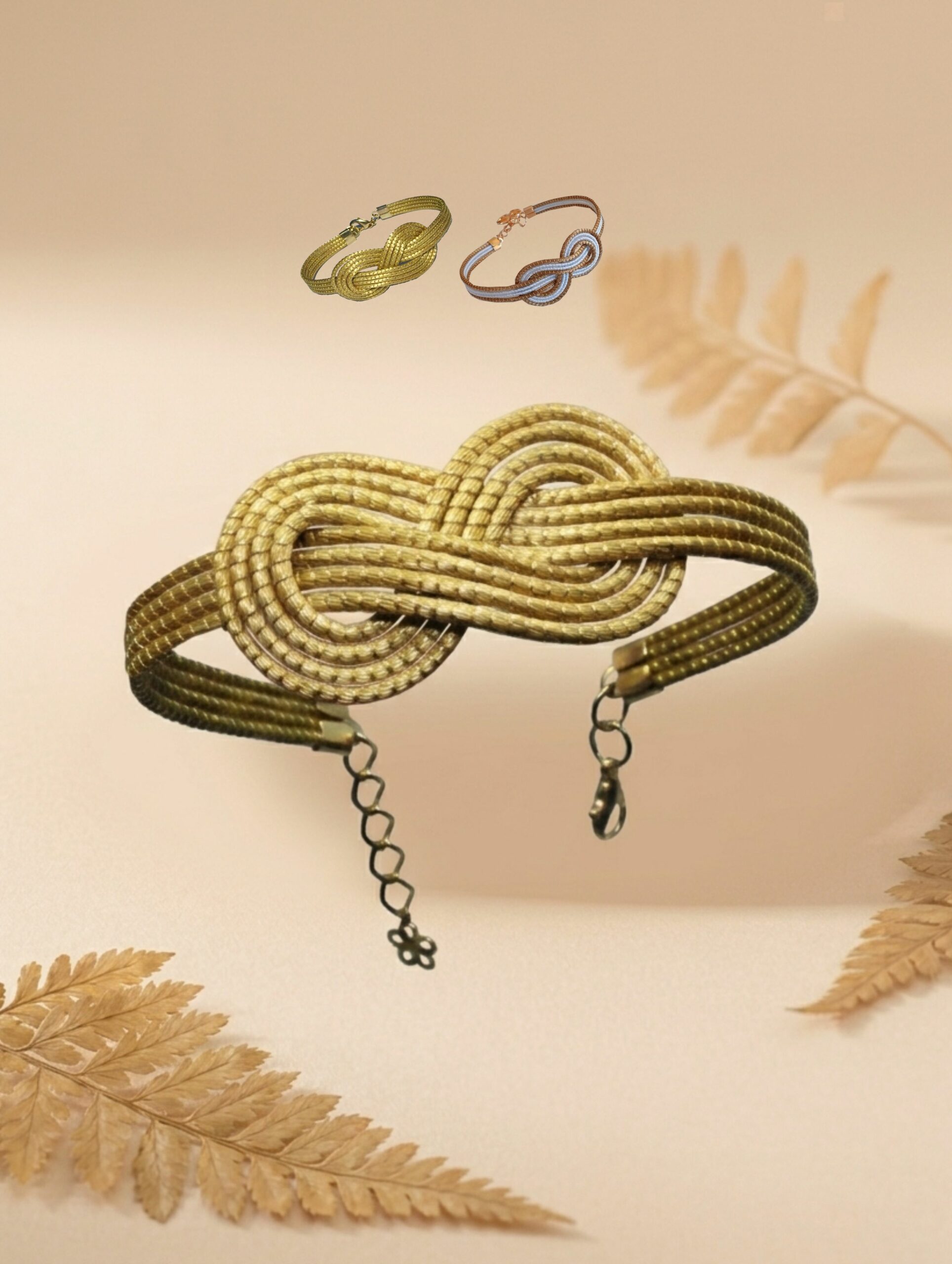 joyas artesanales y sostenibles - PULSERA Oro vegetal capim dourado
