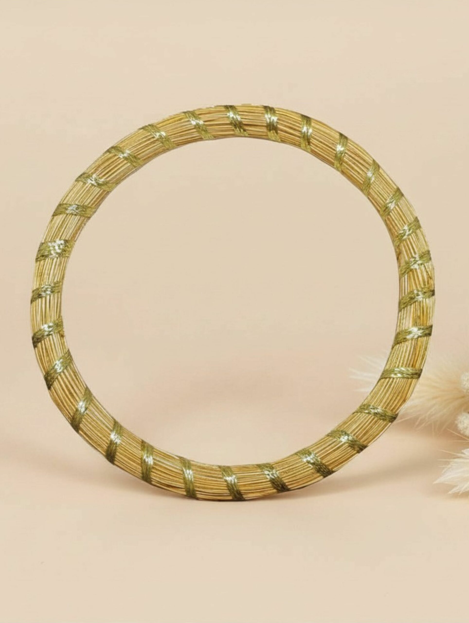 joyas artesanales y sostenibles - PULSERA Oro vegetal capim dourado