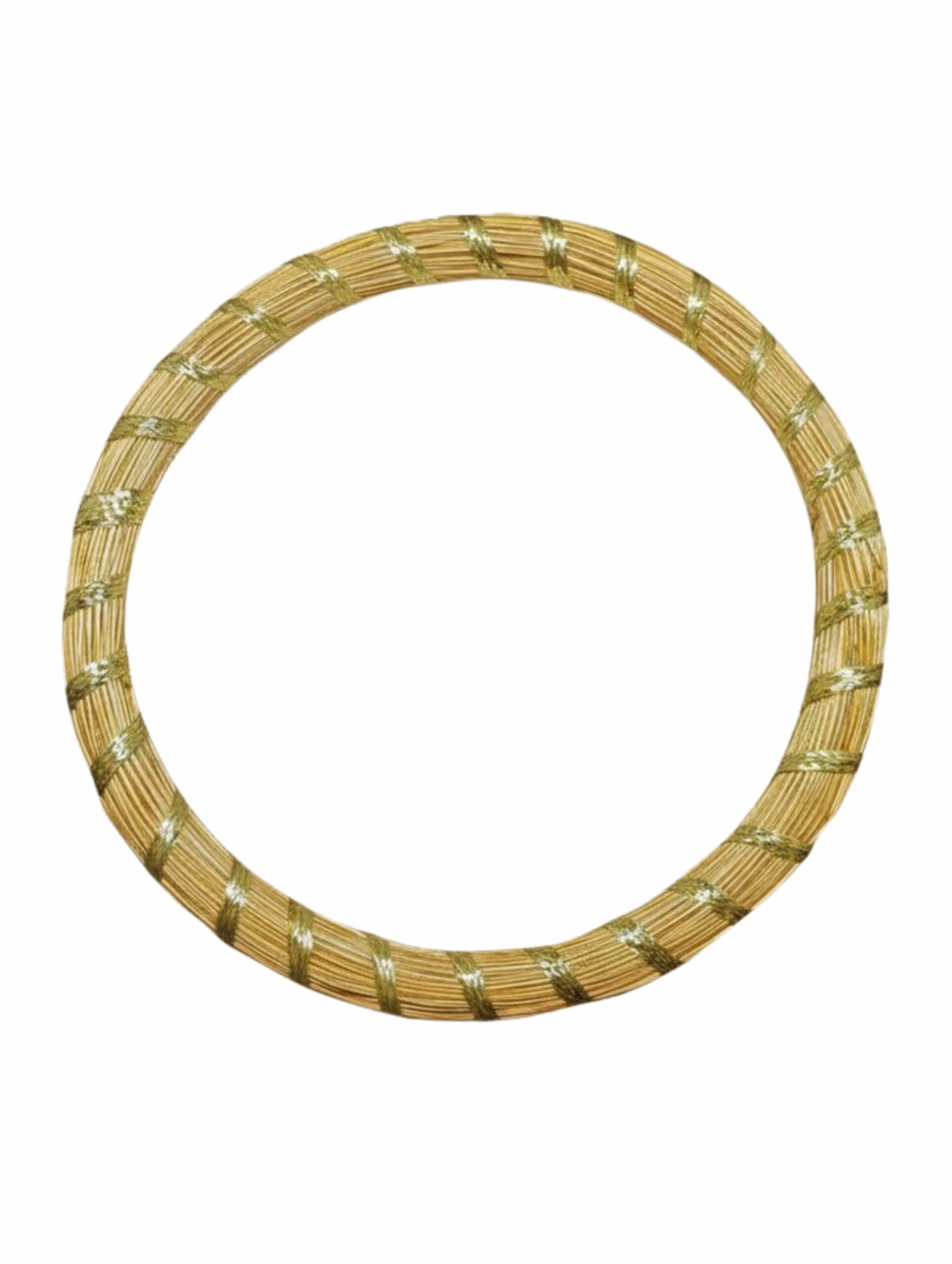 joyas artesanales y sostenibles - PULSERA Oro vegetal capim dourado