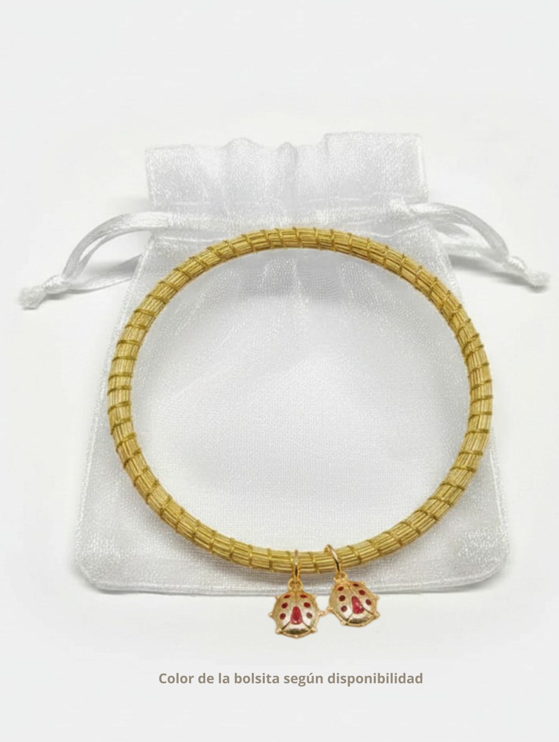 joyas artesanales y sostenibles - PULSERA Oro vegetal capim dourado