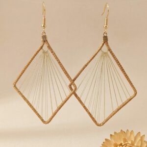 Oro vegetal Capim dourado pendientes