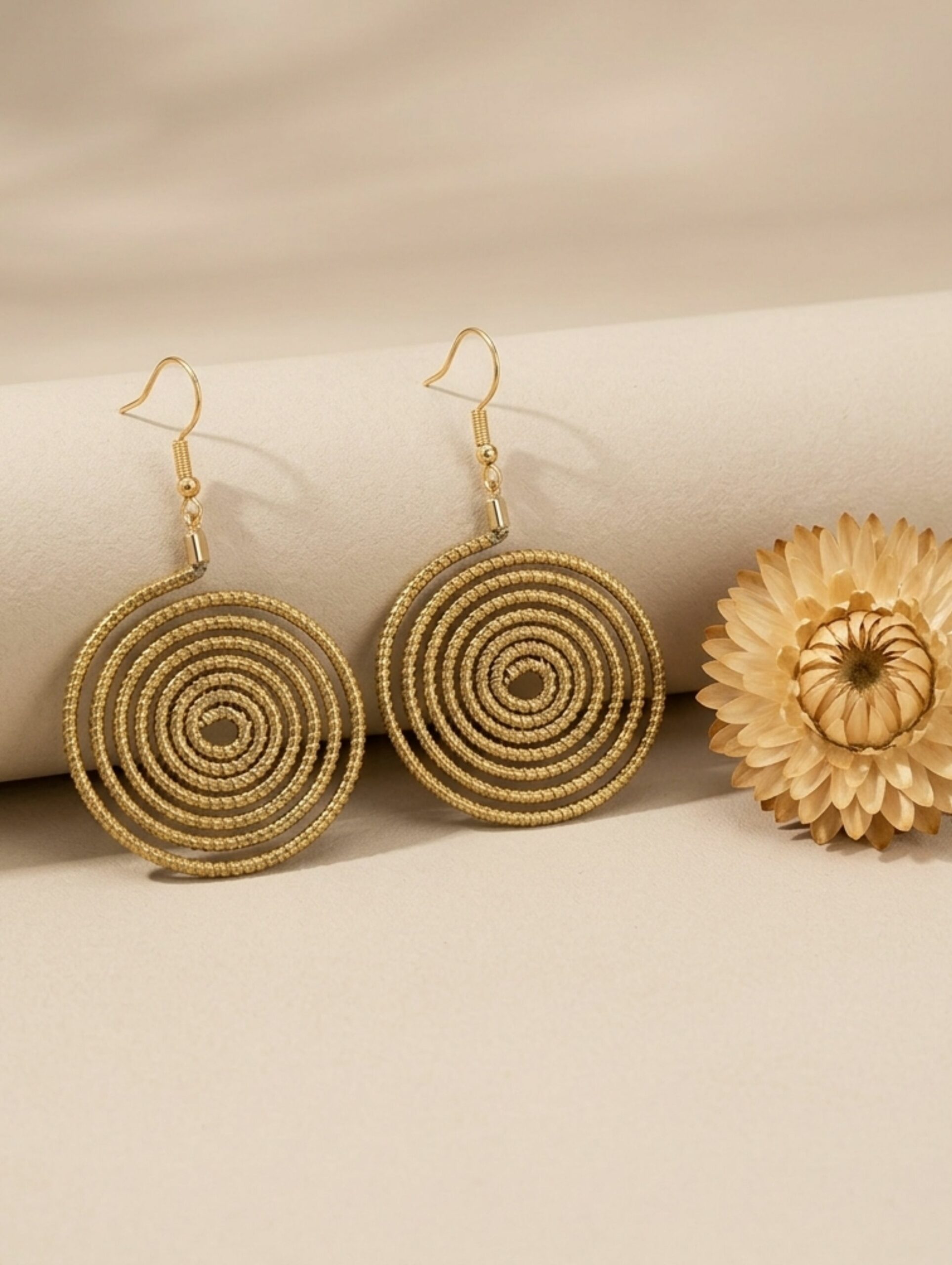 Oro vegetal Capim dourado pendientes