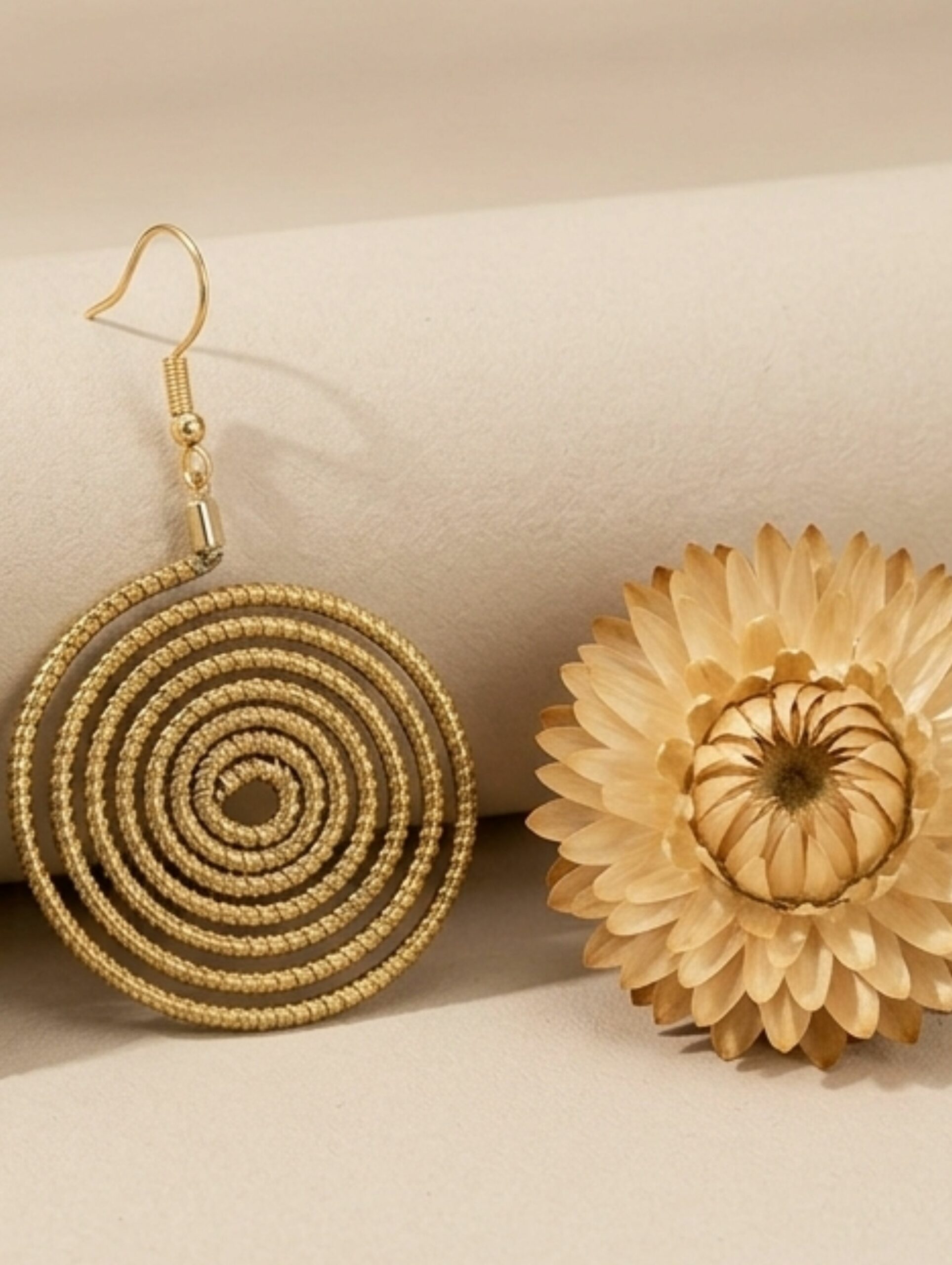 Oro vegetal Capim dourado pendientes