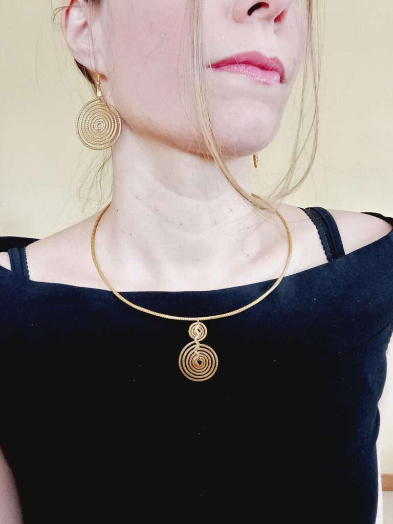 pendientes de capim dourado oro vegetal