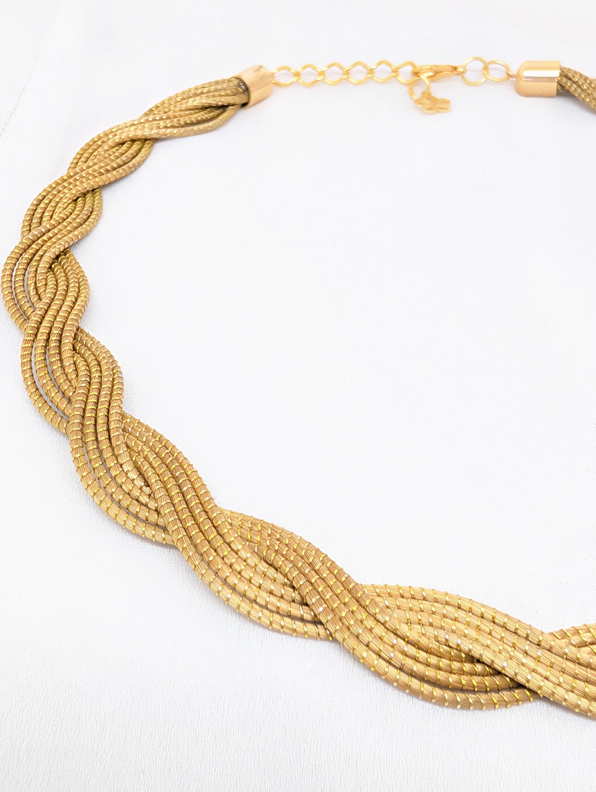 joyas artesanales y sostenibles - PULSERA Oro vegetal capim dourado