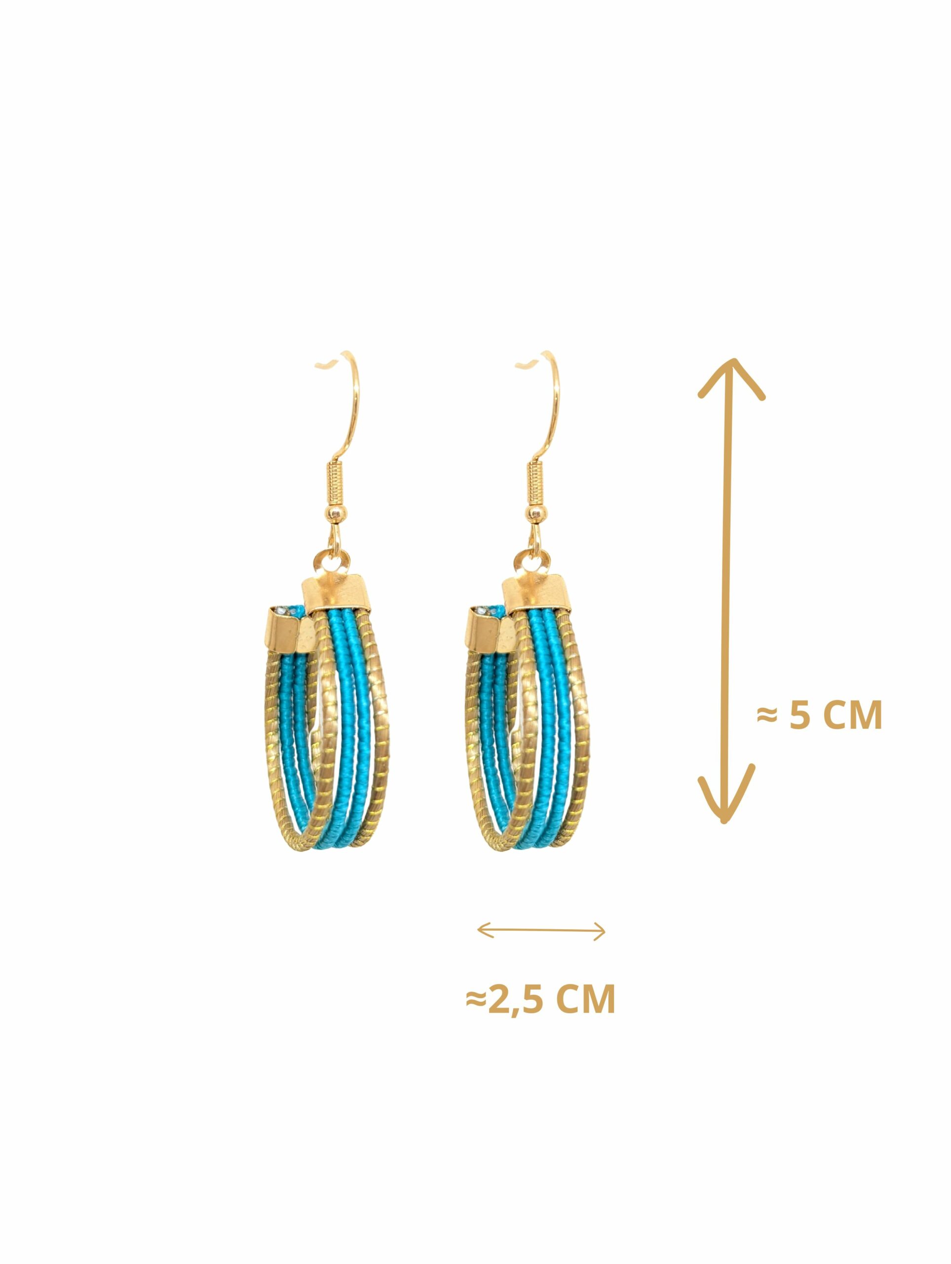 Oro vegetal Capim dourado pendientes