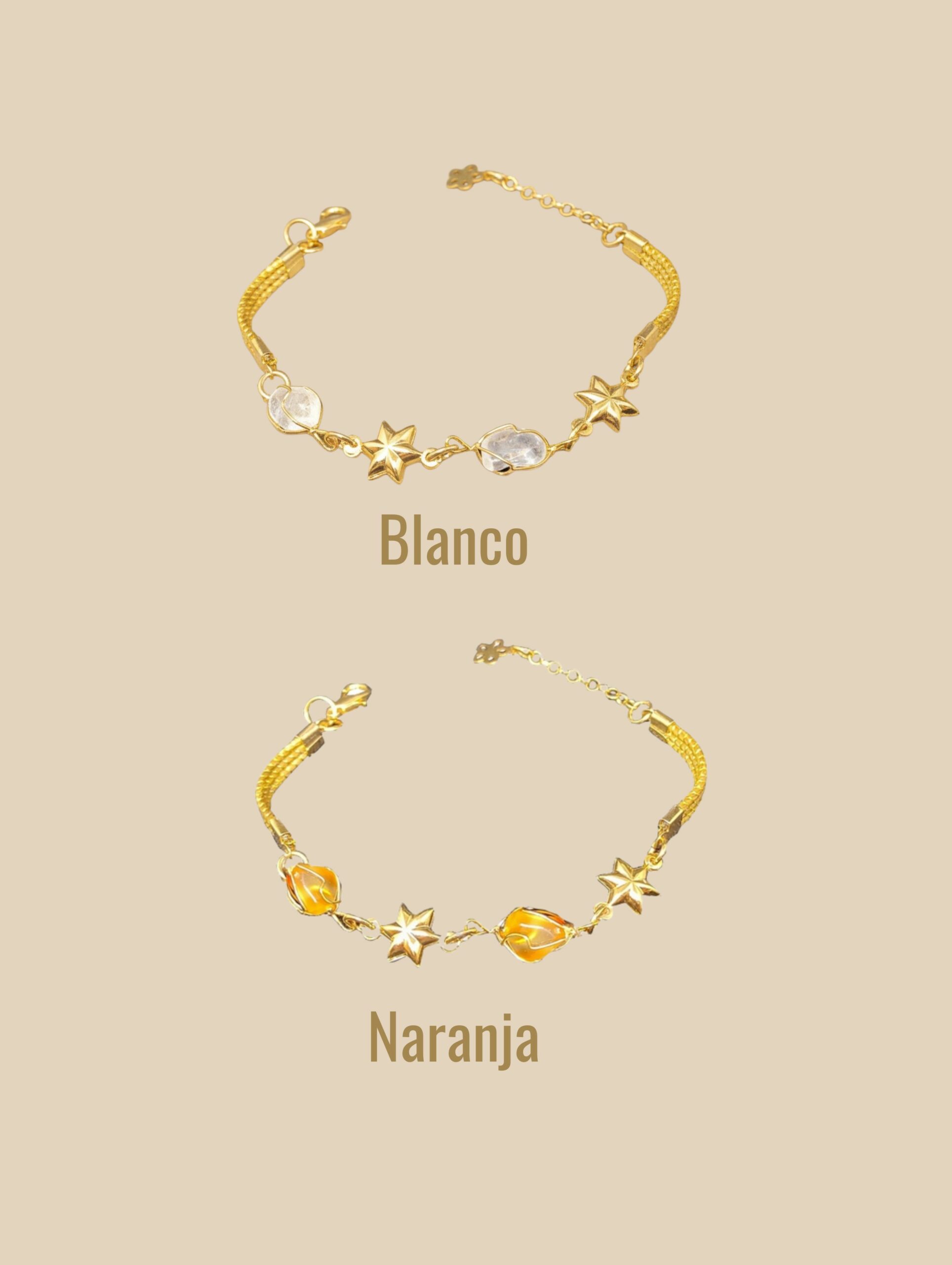 joyas artesanales y sostenibles - PULSERA Oro vegetal capim dourado