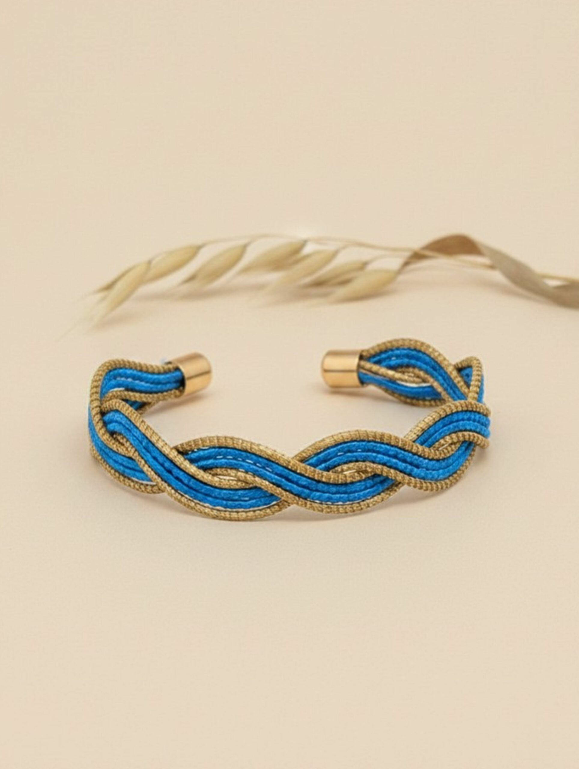 joyas artesanales y sostenibles - PULSERA Oro vegetal capim dourado