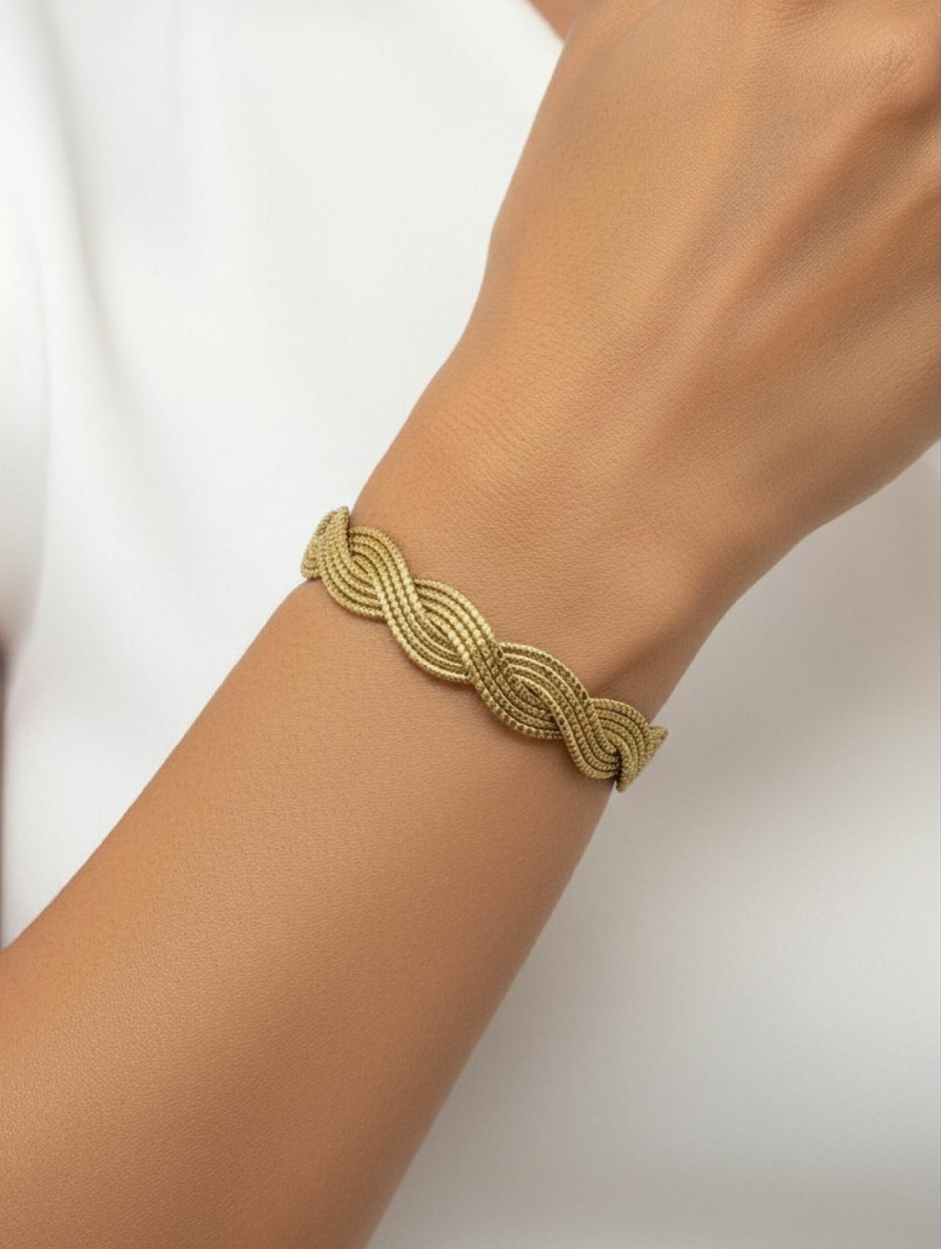joyas artesanales y sostenibles - PULSERA Oro vegetal capim dourado