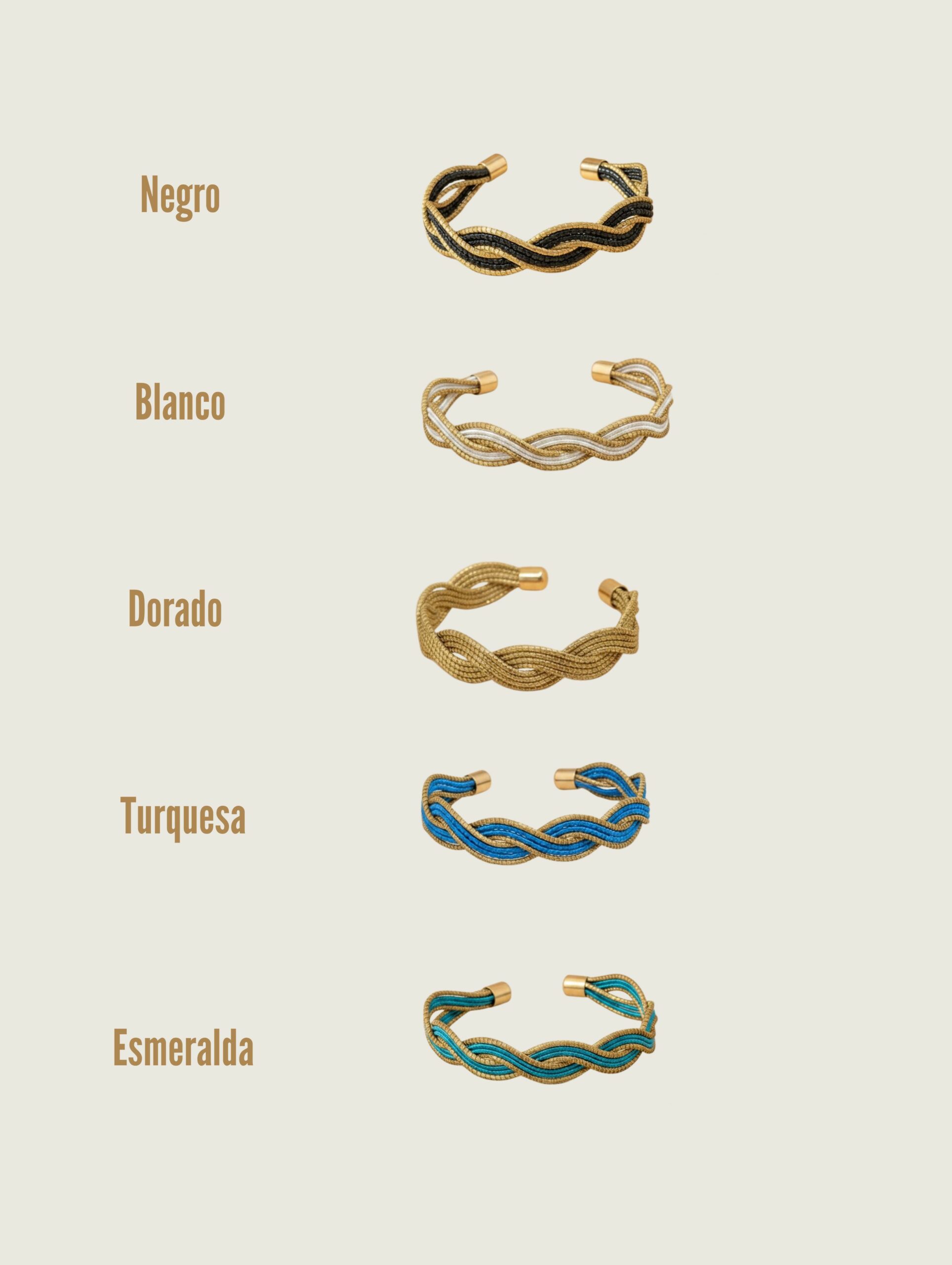 joyas artesanales y sostenibles - PULSERA Oro vegetal capim dourado
