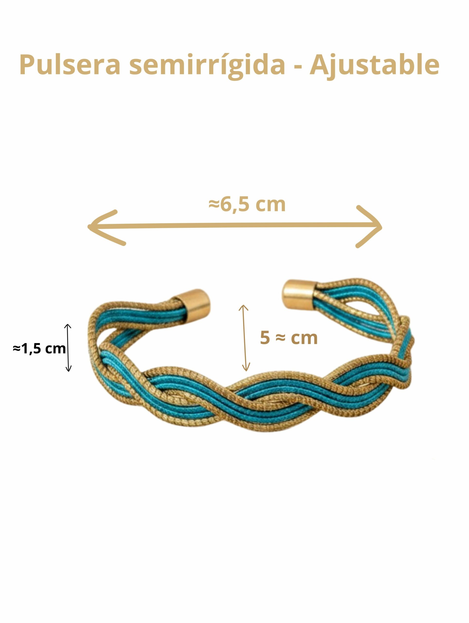 joyas artesanales y sostenibles - PULSERA Oro vegetal capim dourado