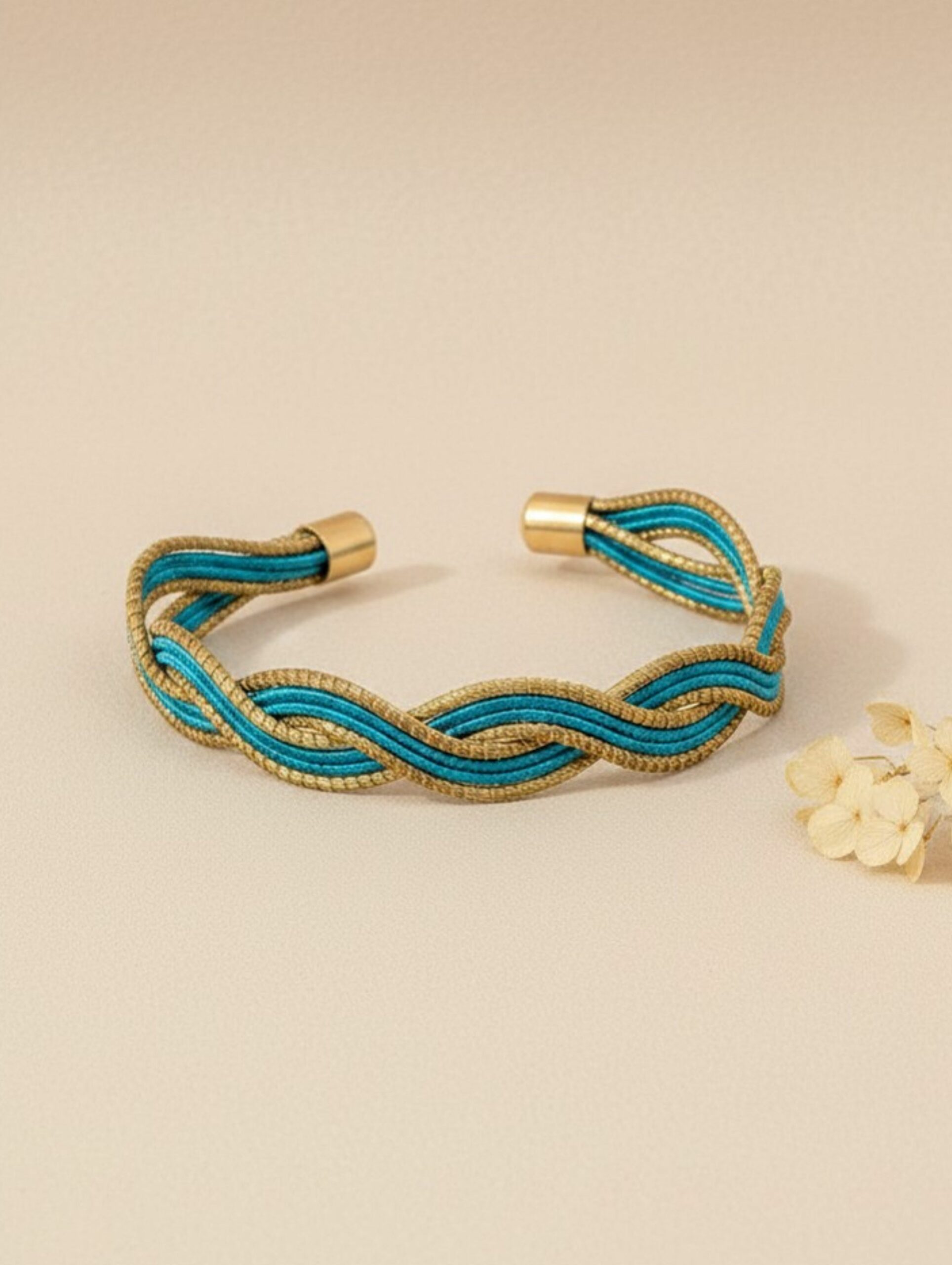 joyas artesanales y sostenibles - PULSERA Oro vegetal capim dourado