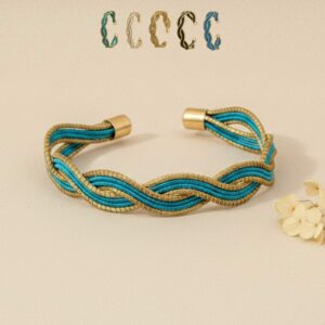 joyas artesanales y sostenibles - PULSERA Oro vegetal capim dourado