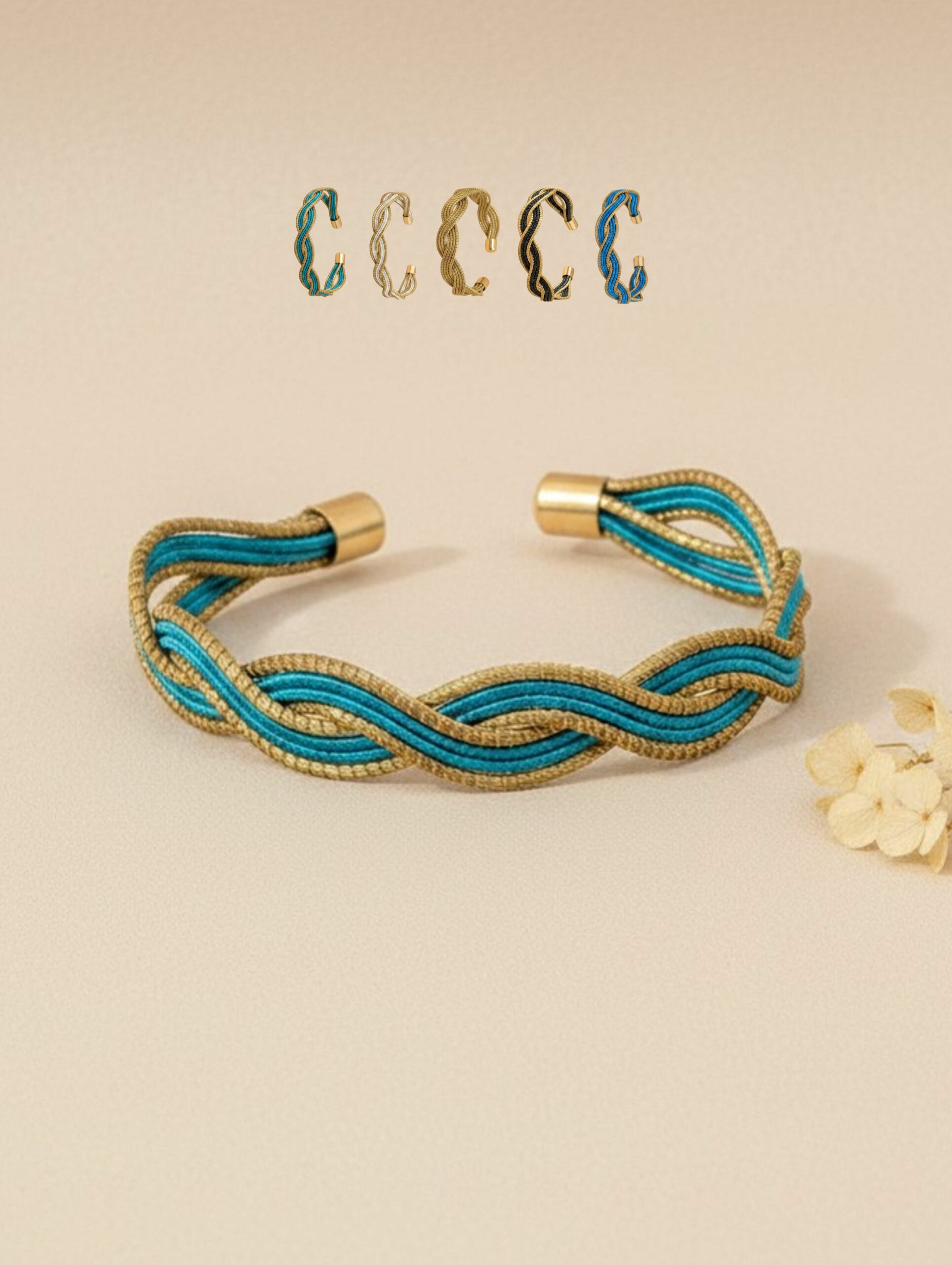 joyas artesanales y sostenibles - PULSERA Oro vegetal capim dourado