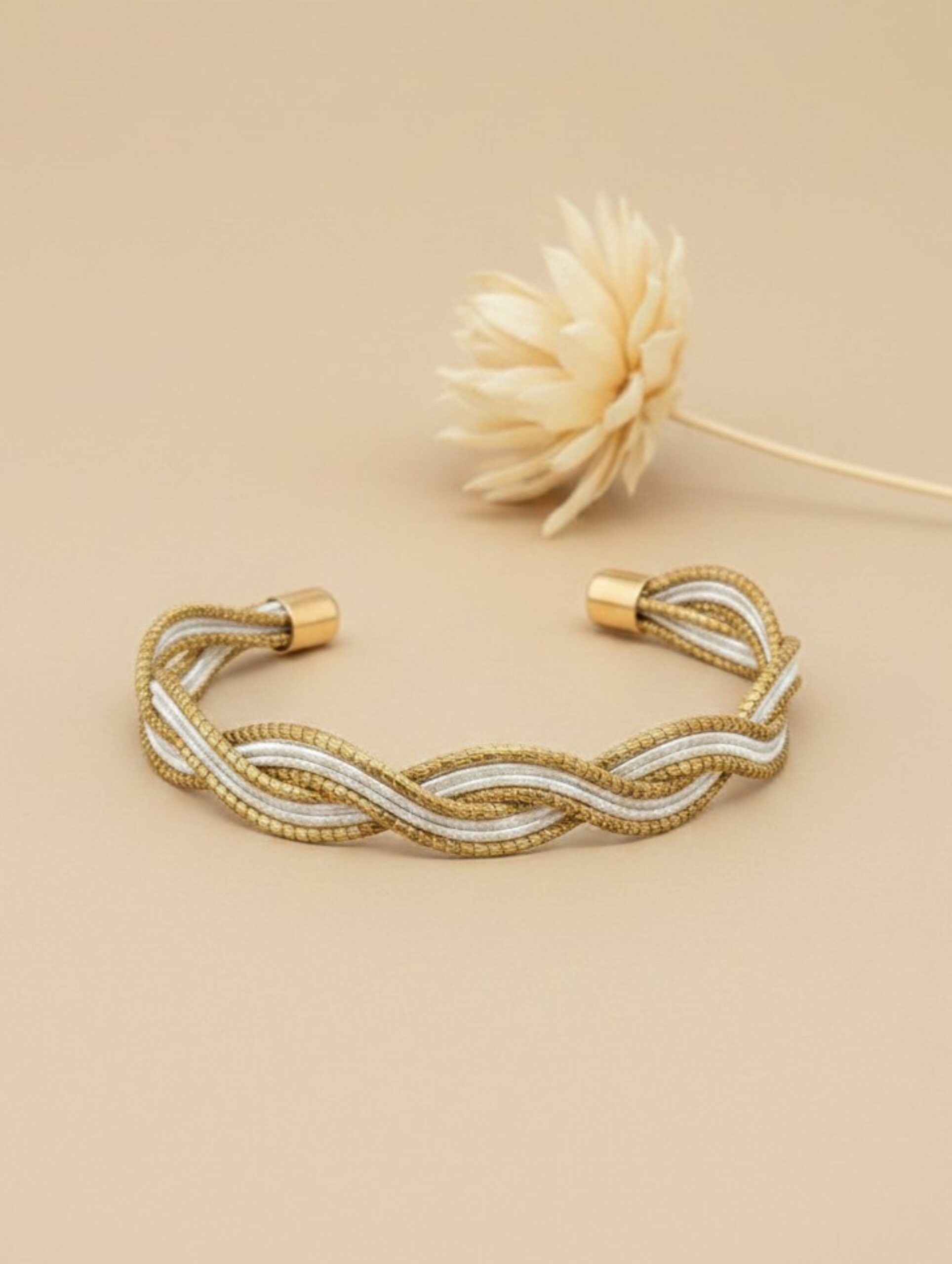 joyas artesanales y sostenibles - PULSERA Oro vegetal capim dourado