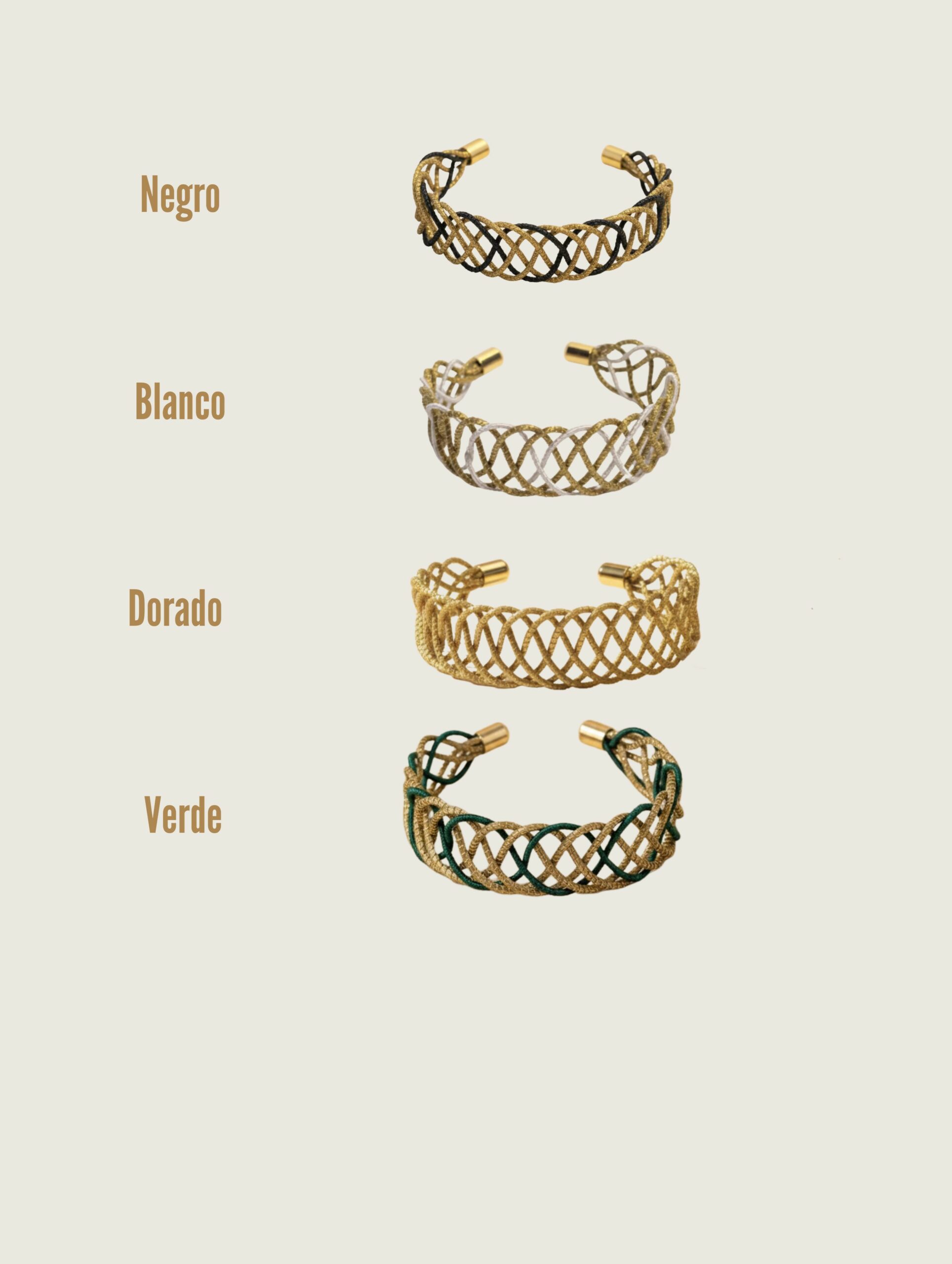 joyas artesanales y sostenibles - PULSERA Oro vegetal capim dourado