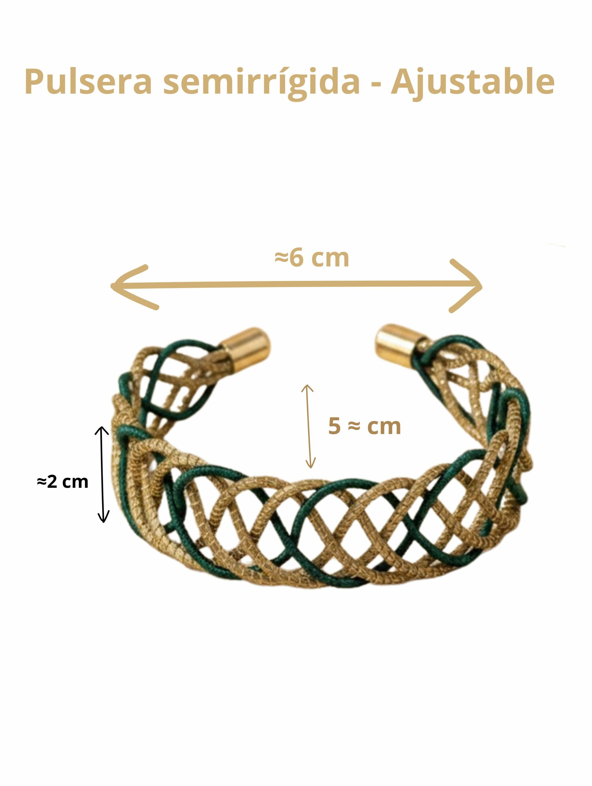 joyas artesanales y sostenibles - PULSERA Oro vegetal capim dourado