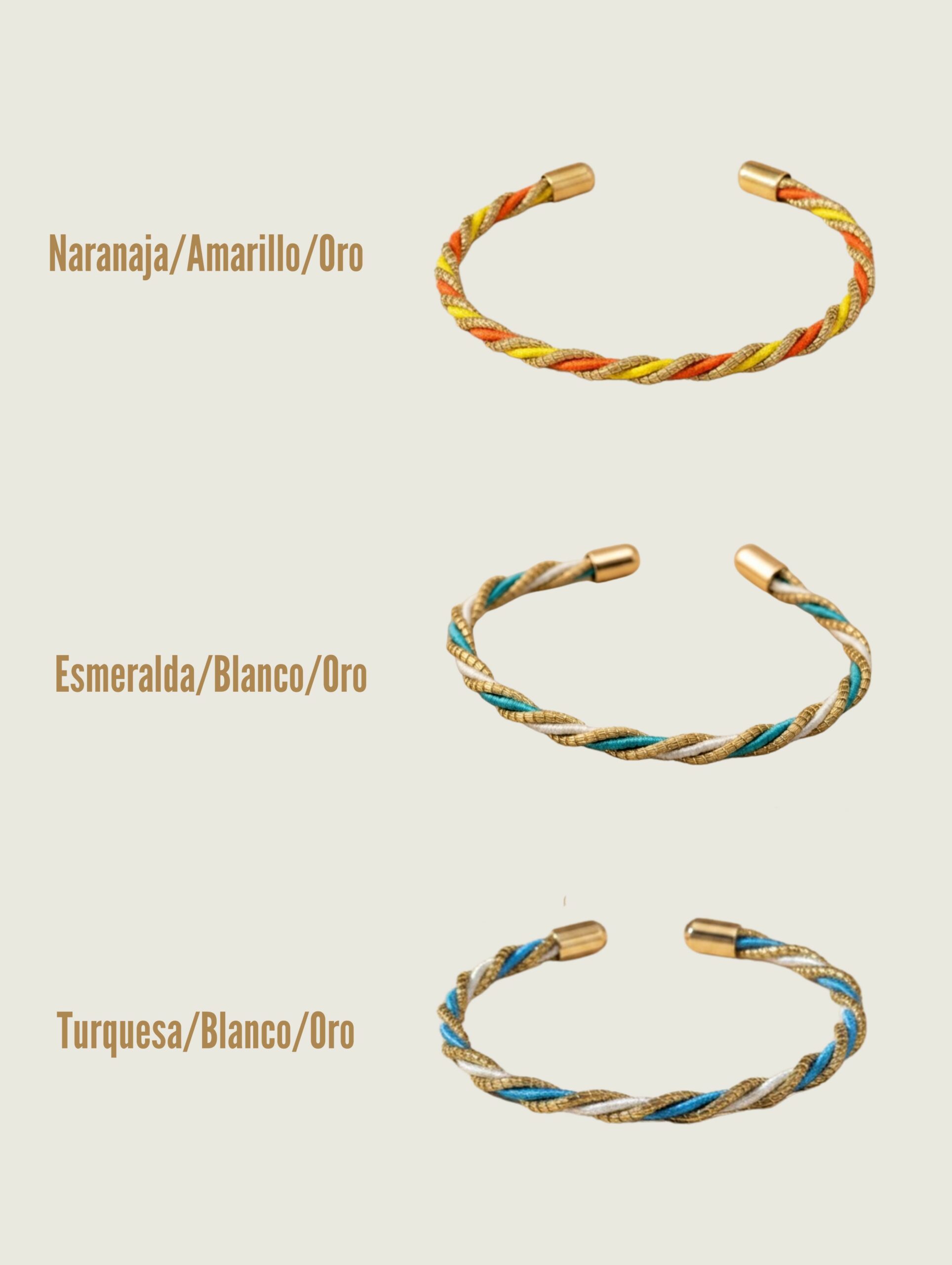 joyas artesanales y sostenibles - PULSERA Oro vegetal capim dourado