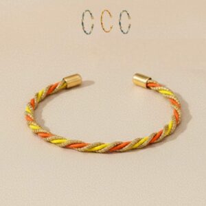 joyas artesanales y sostenibles - PULSERA Oro vegetal capim dourado