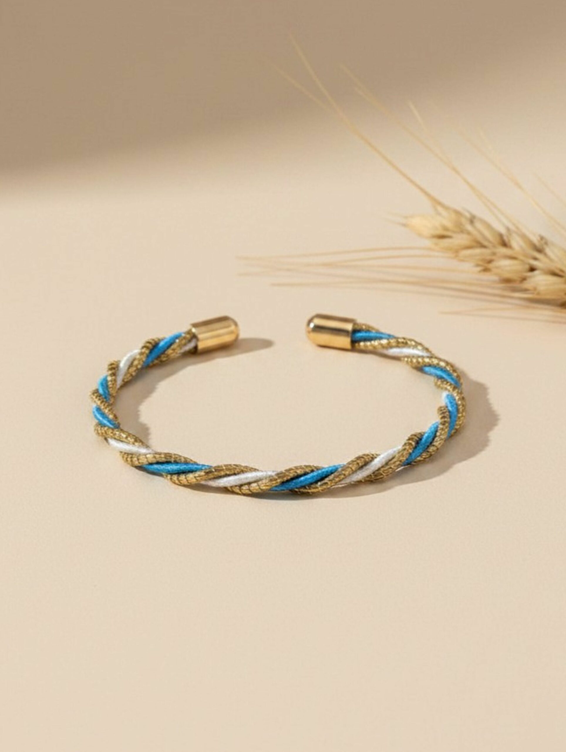 joyas artesanales y sostenibles - PULSERA Oro vegetal capim dourado