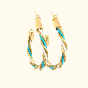 Oro vegetal Capim dourado pendientes