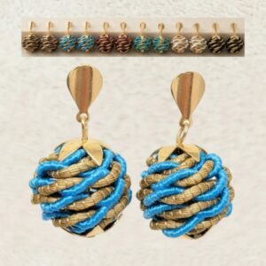 Oro vegetal Capim dourado pendientes