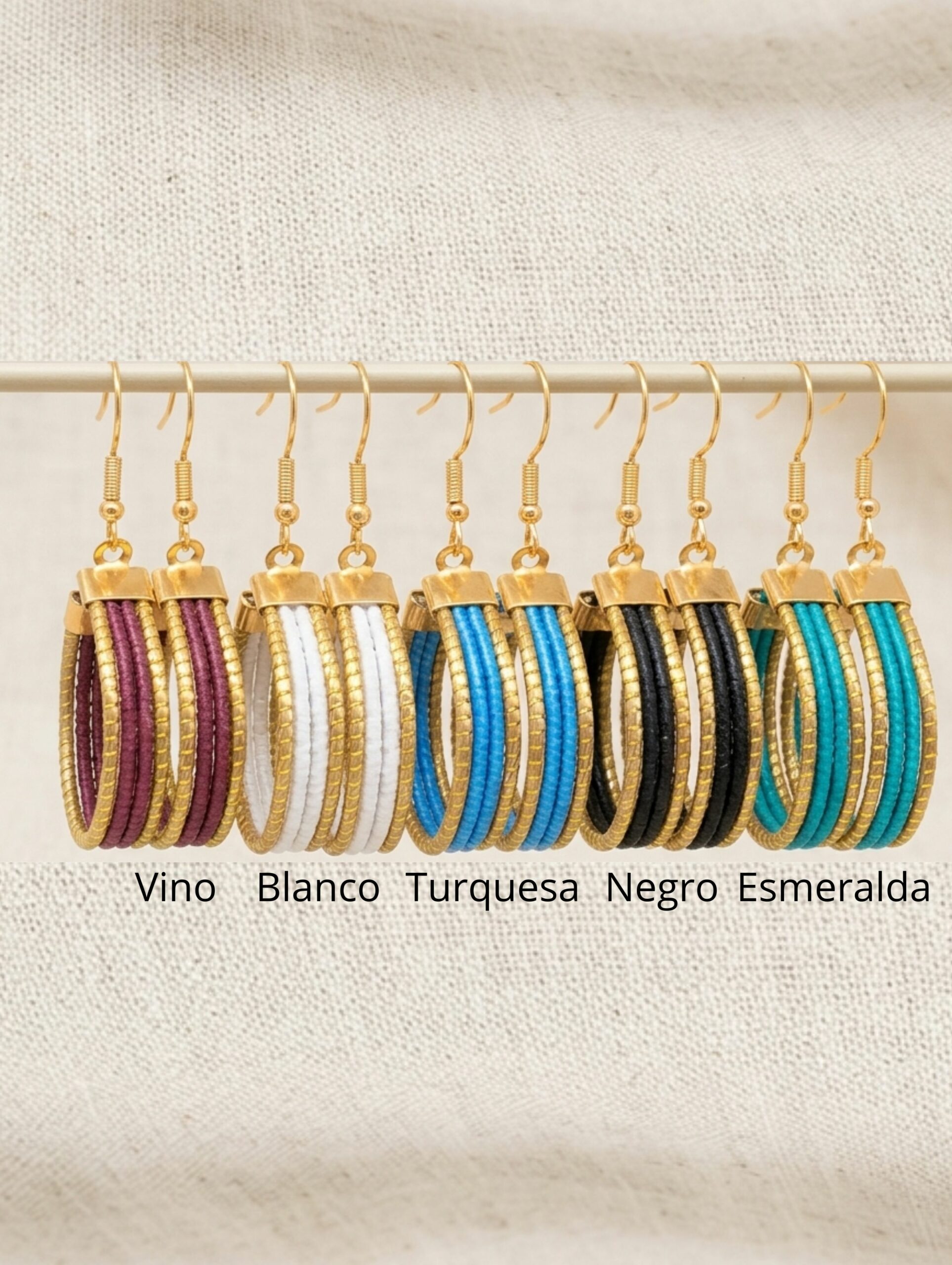 Oro vegetal Capim dourado pendientes