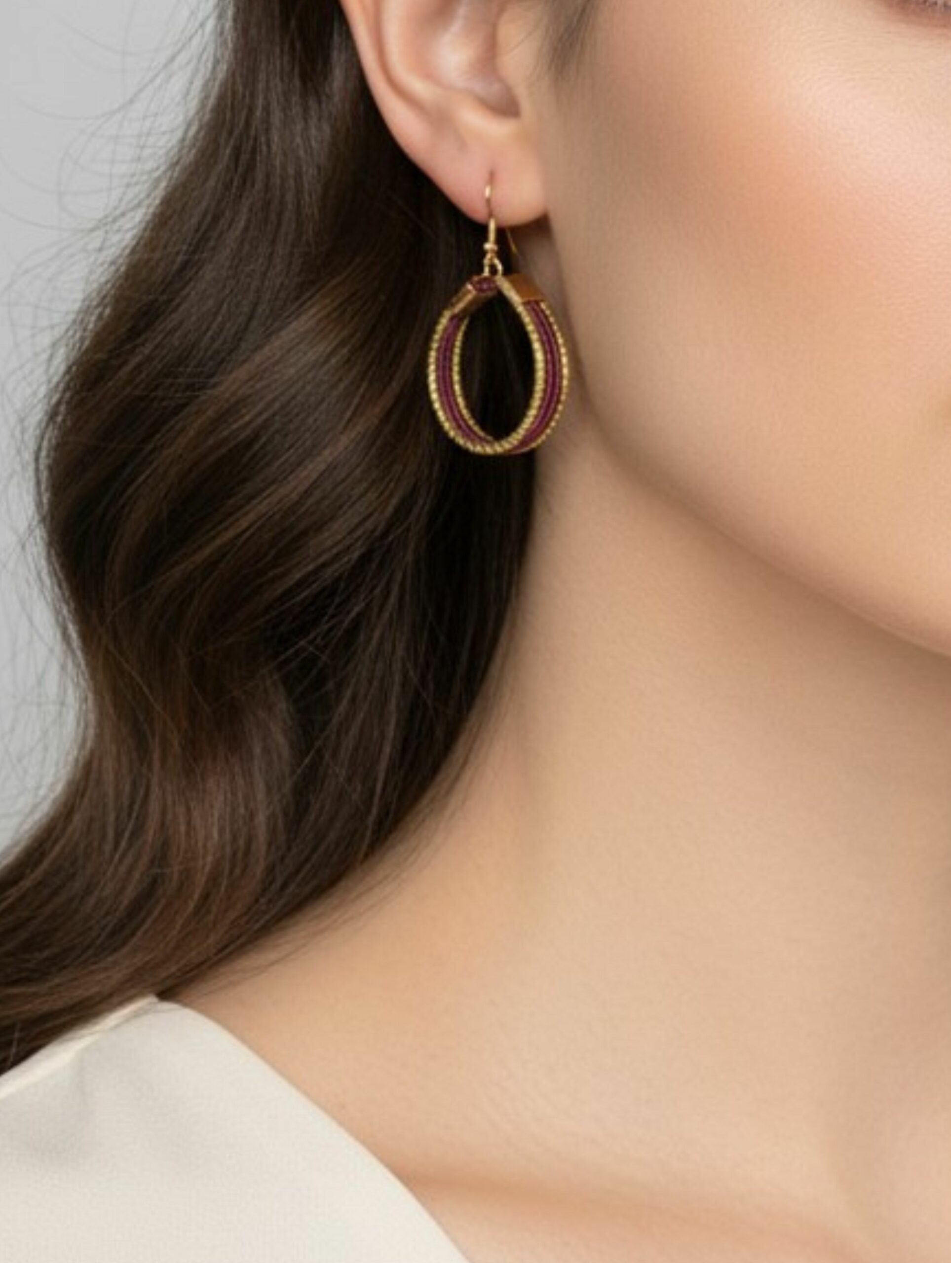 Oro vegetal Capim dourado pendientes