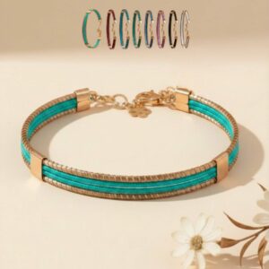 joyas artesanales y sostenibles - PULSERA Oro vegetal capim dourado