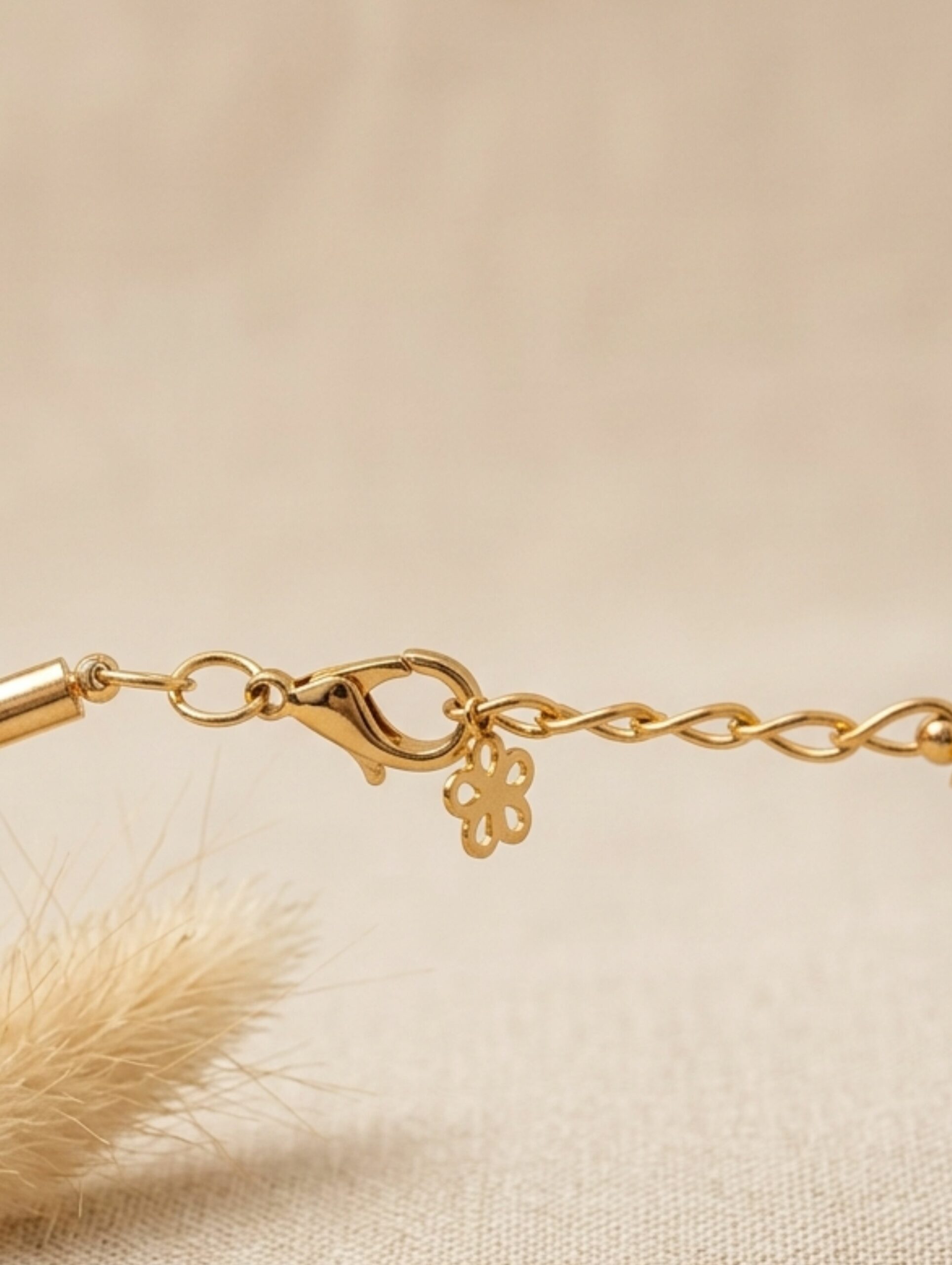 joyas artesanales y sostenibles - PULSERA Oro vegetal capim dourado