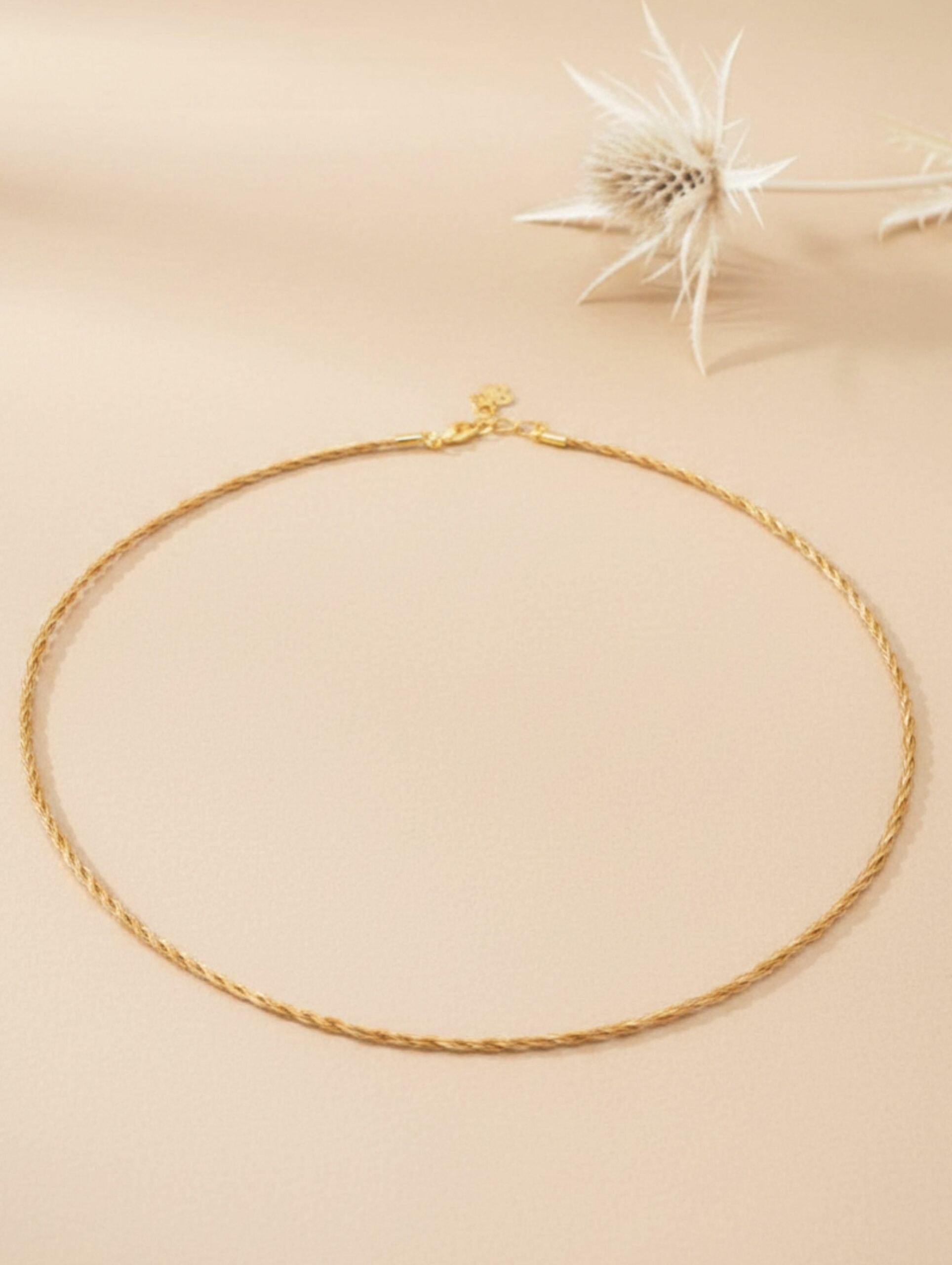 joyas artesanales y sostenibles - PULSERA Oro vegetal capim dourado