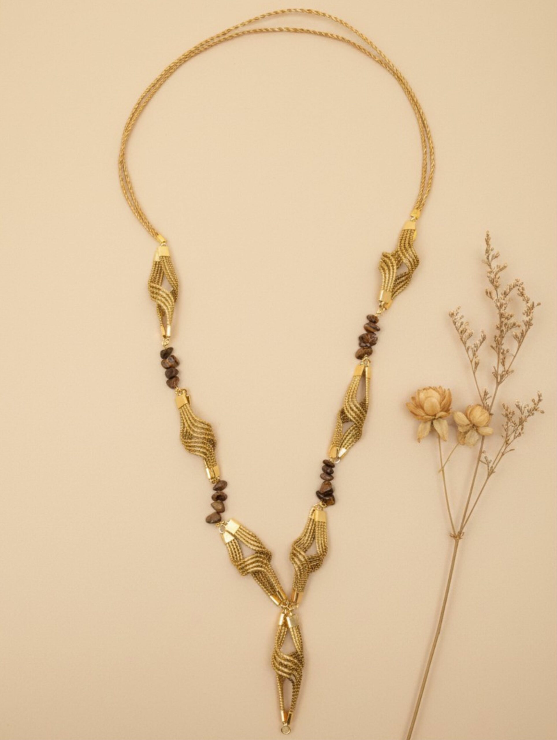 joyas artesanales y sostenibles - PULSERA Oro vegetal capim dourado