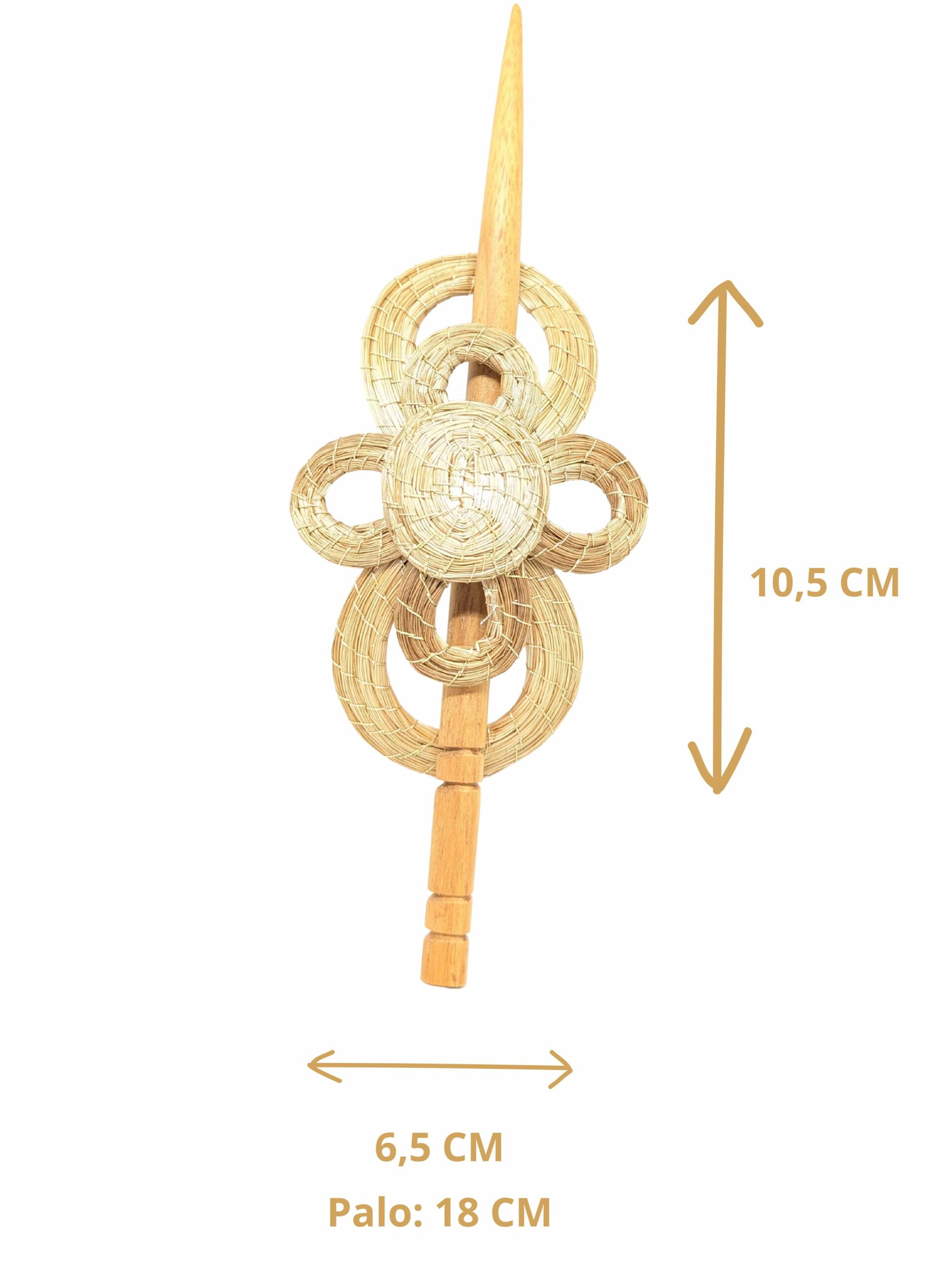 Oro vegetal Capim dourado pasador de pelo begoña