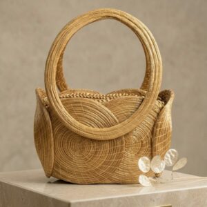 joyas artesanales y sostenibles - BOLSO Oro vegetal capim dourado