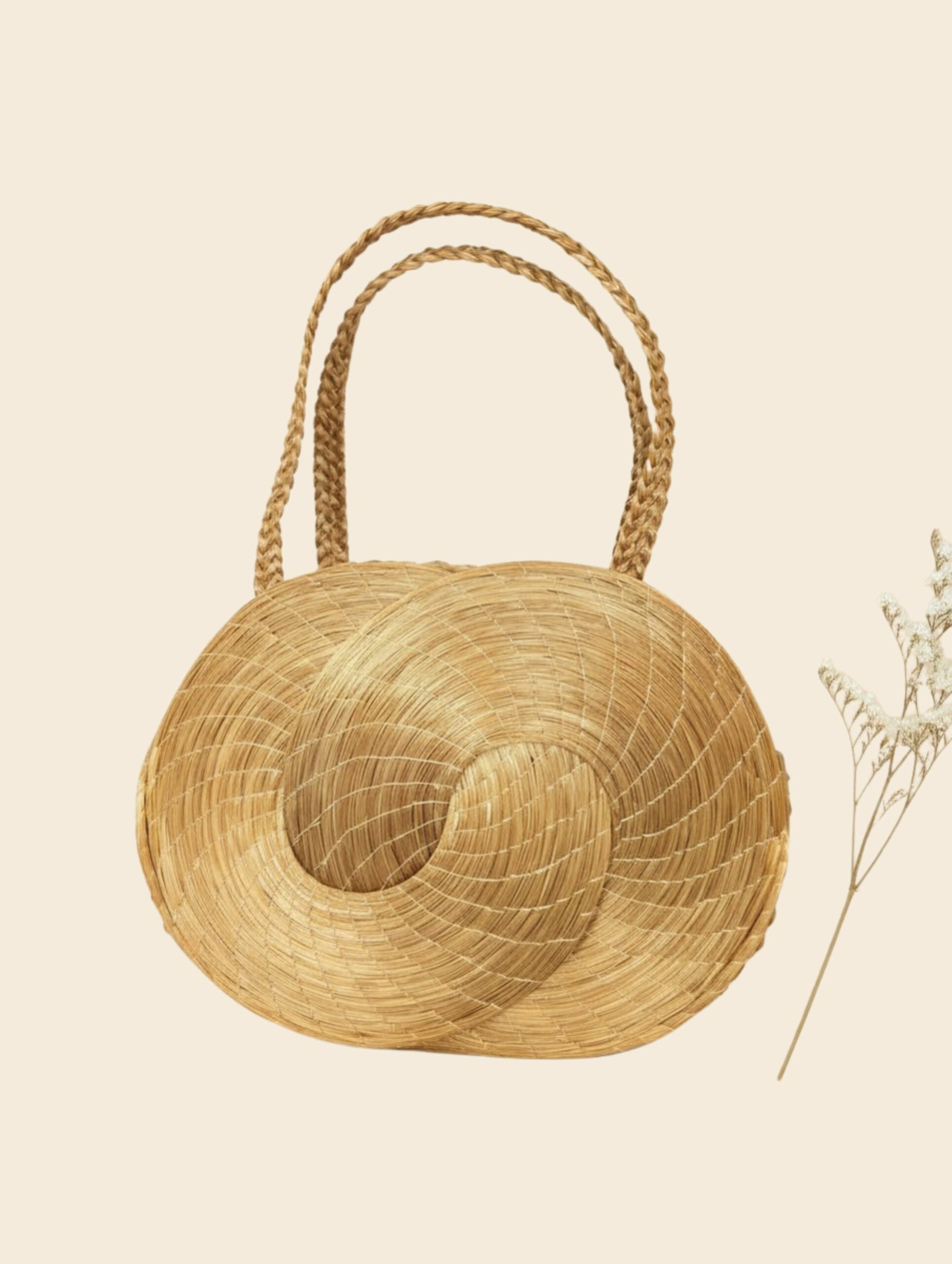 joyas artesanales y sostenibles - BOLSO Oro vegetal capim dourado